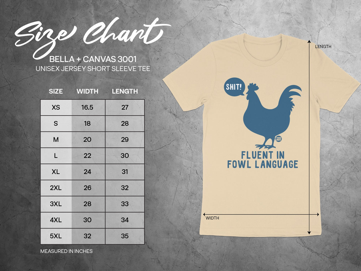 Fluent in Fowl Language Short Sleeve Tee Shirt