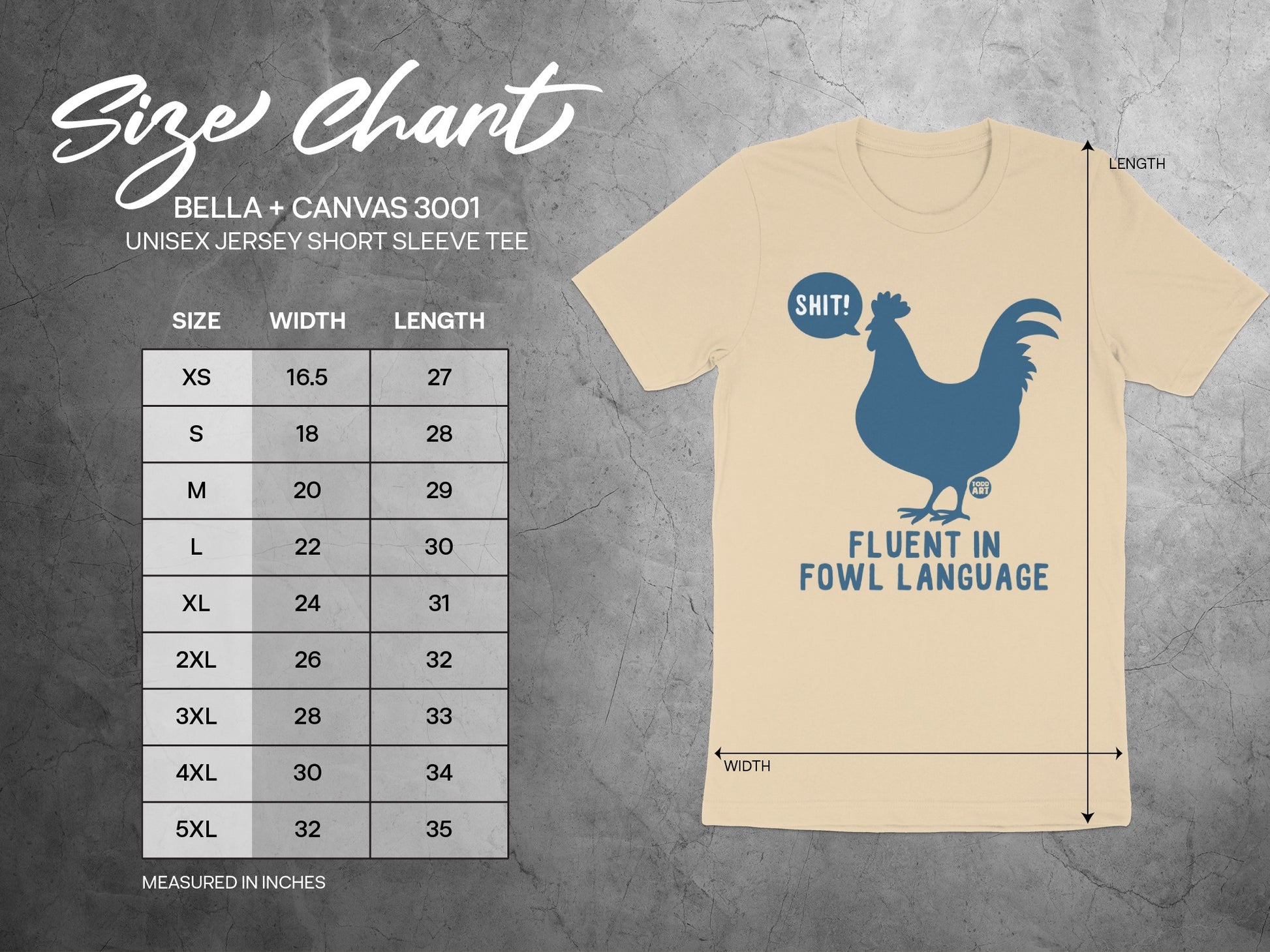 Fluent in Fowl Language Short Sleeve Tee Shirt