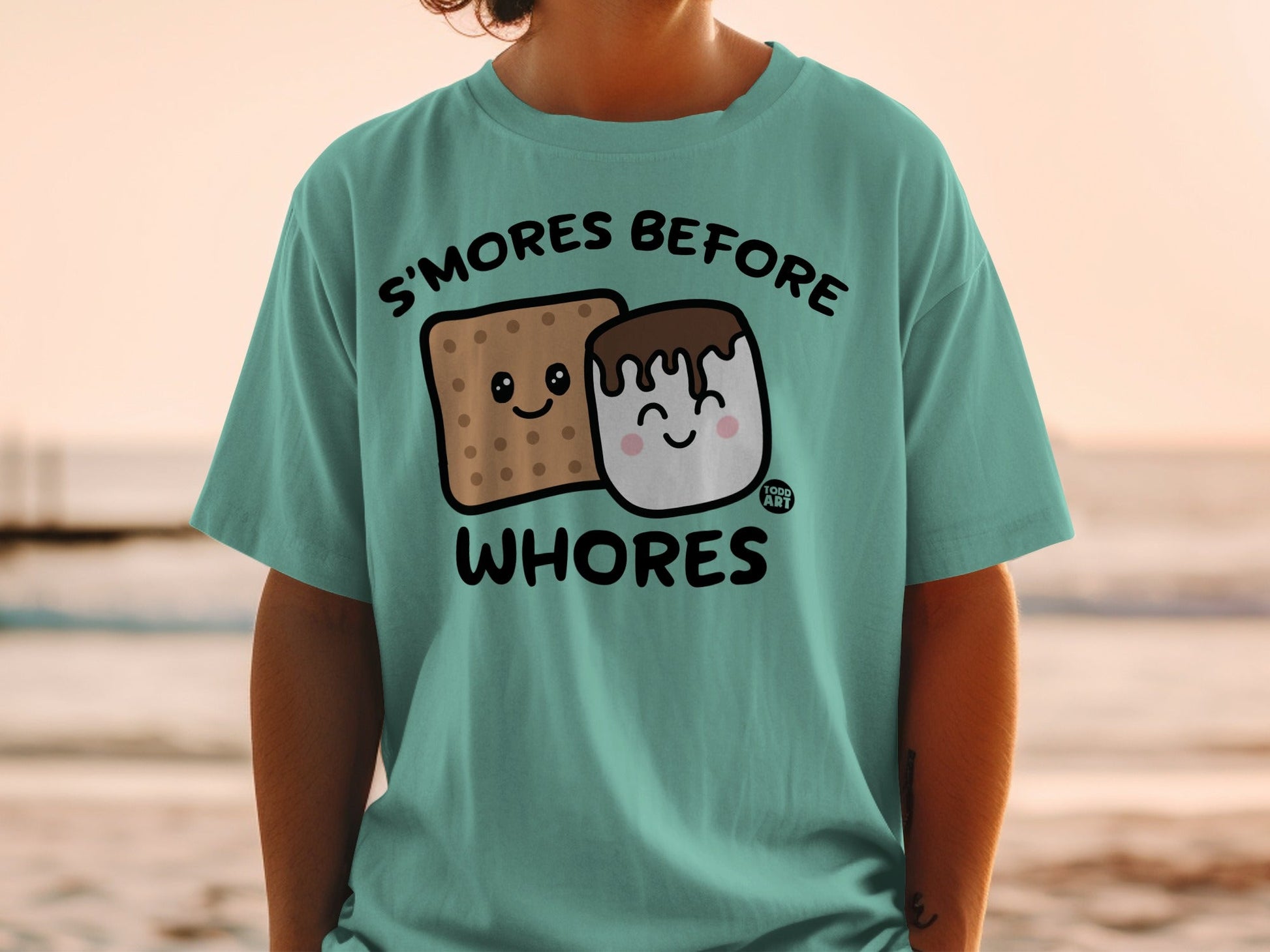 S'mores Before Whores Cute Graphic Teeb
