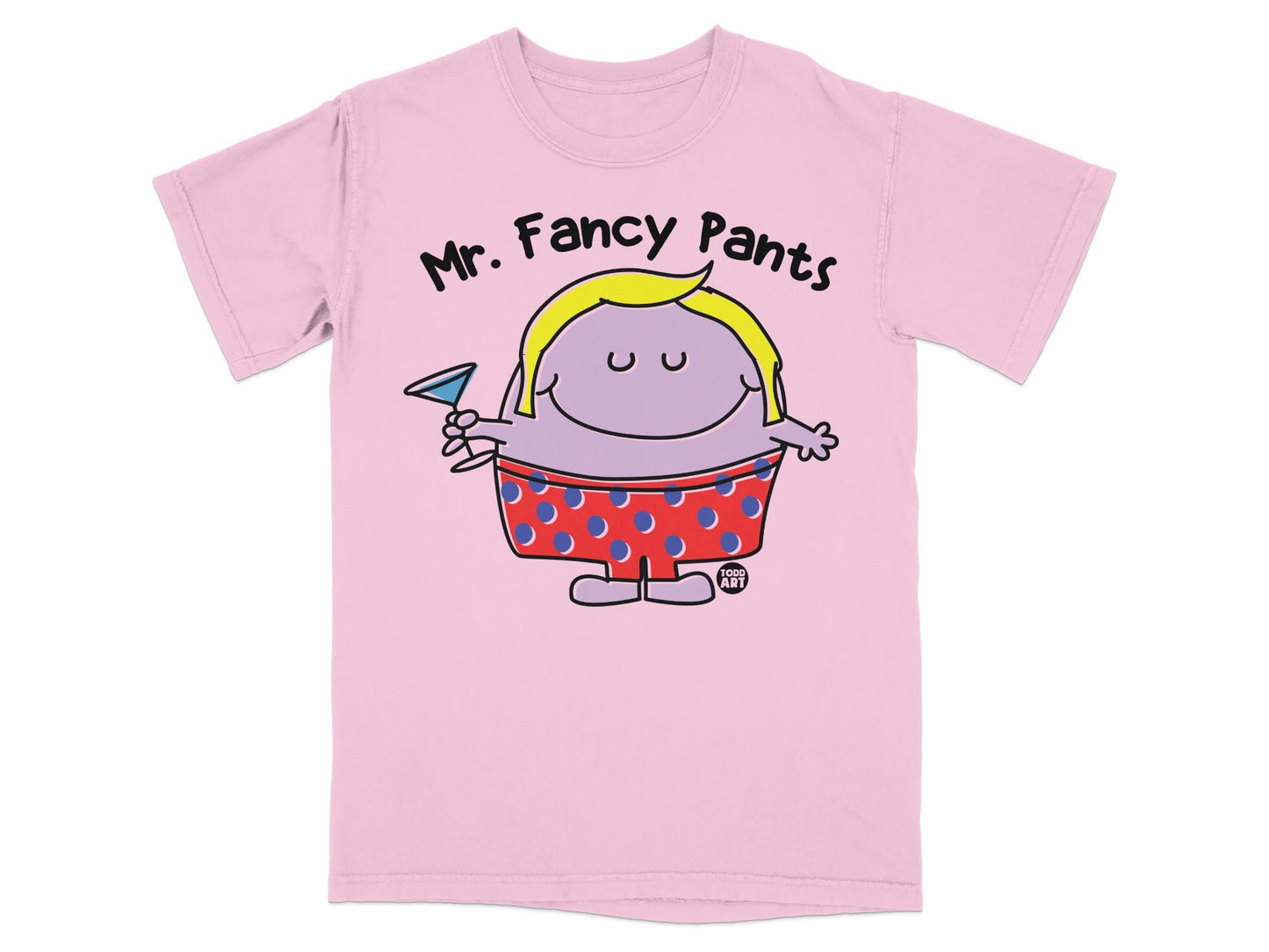 Mr Fancy Pants Cartoon Character T-shirt