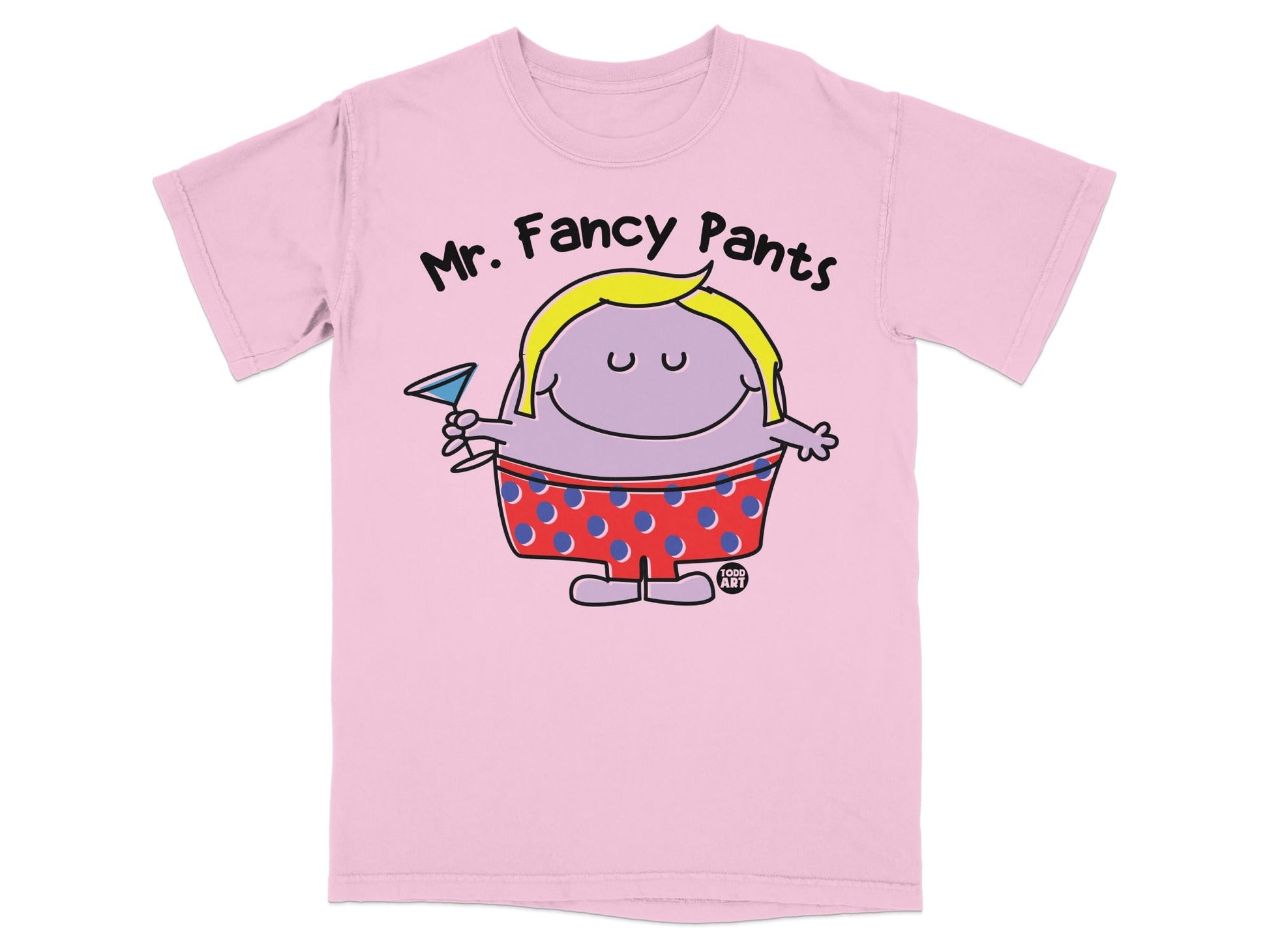Mr Fancy Pants Cartoon Character T-shirt