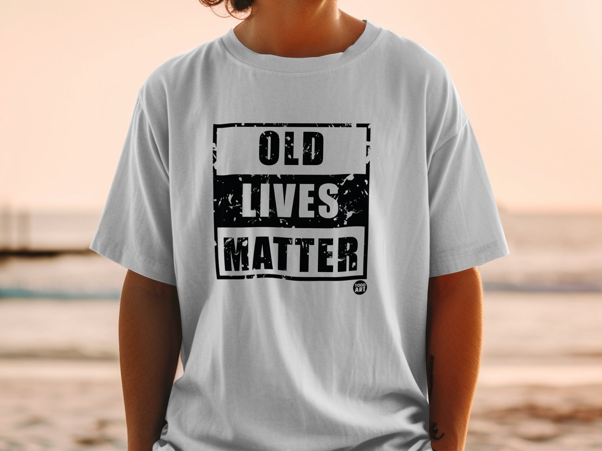 Old Lives Matter Graphic Statement T-shirt