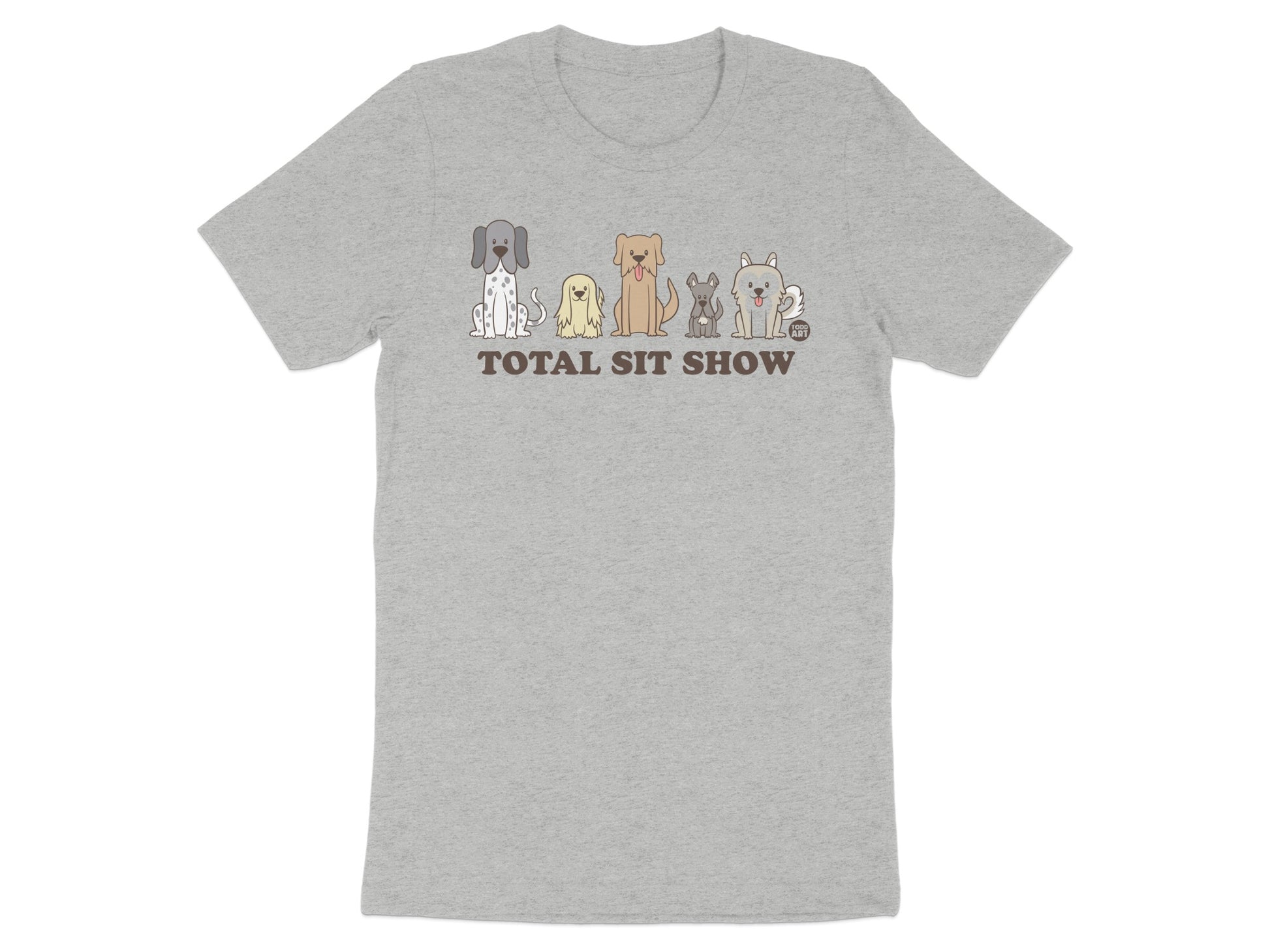 Total Sit Show Funny Dog Graphic T-shirt