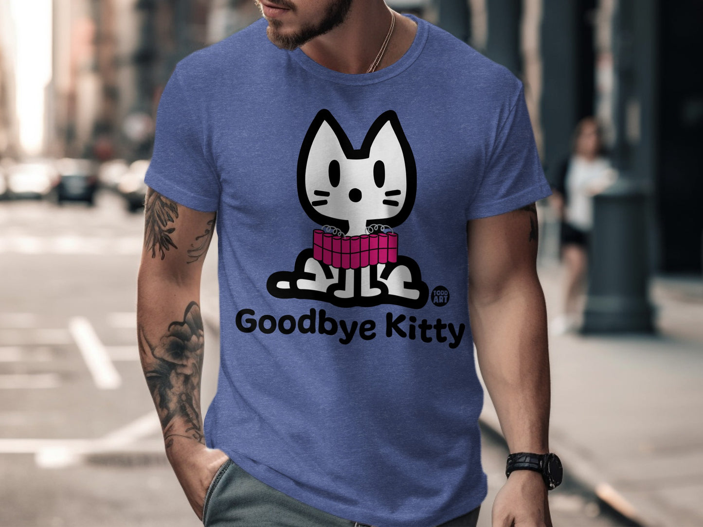 Goodbye Kitty Graphic Tee Perfect for Cat Lovers