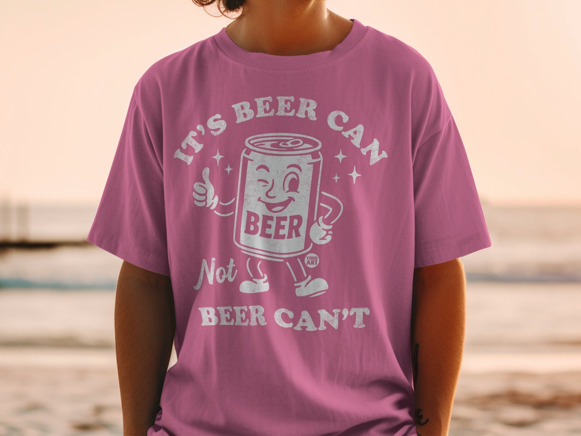 It's Beer Can Not Beer Can't Funny Graphic Tee Product