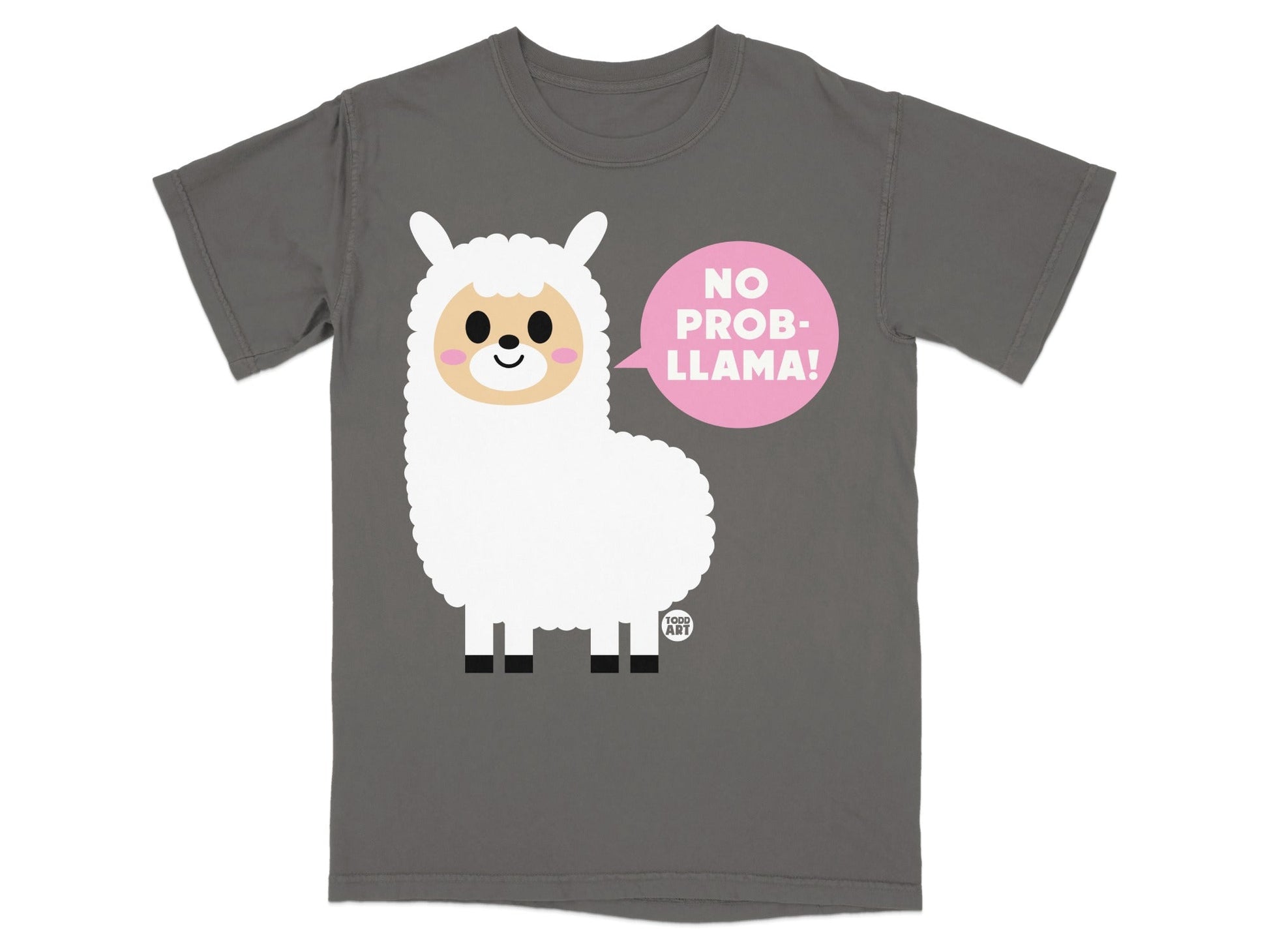 No Prob-llama Cute Llama Graphic T-Shirt