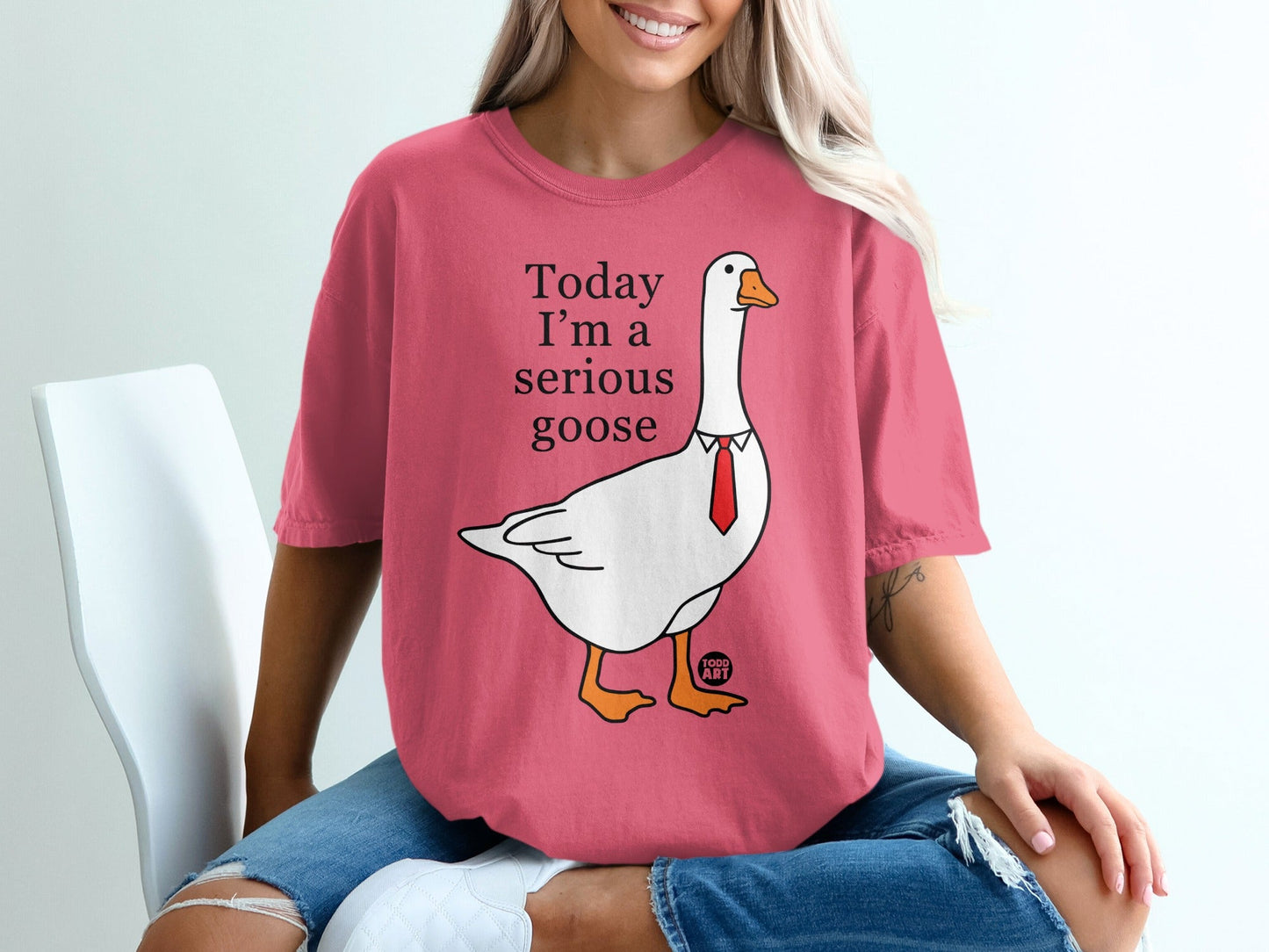 Today I'm a Serious Goose Funny T-Shirt