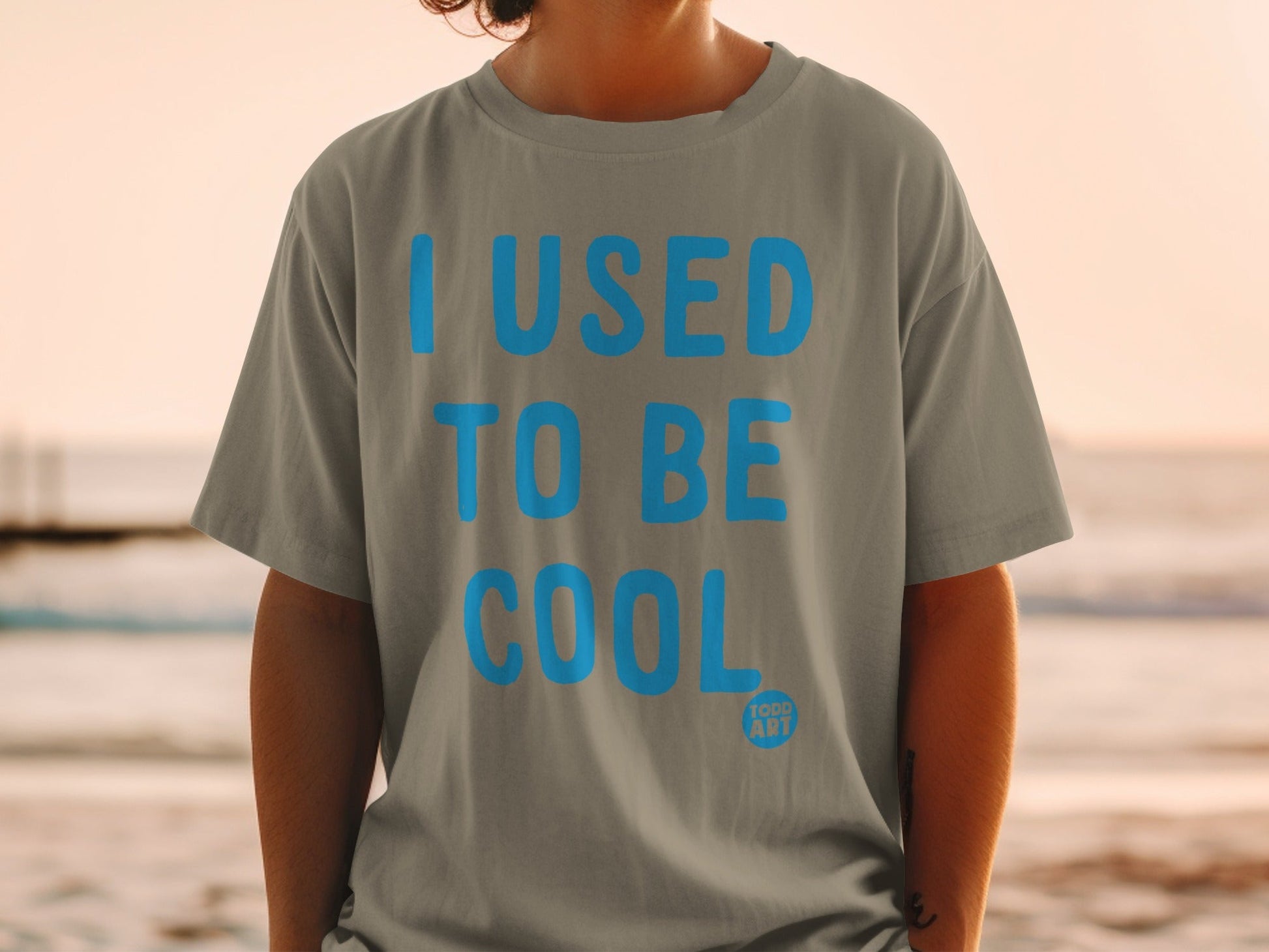 I Used To Be Cool Graphic Todd Art T-Shirt
