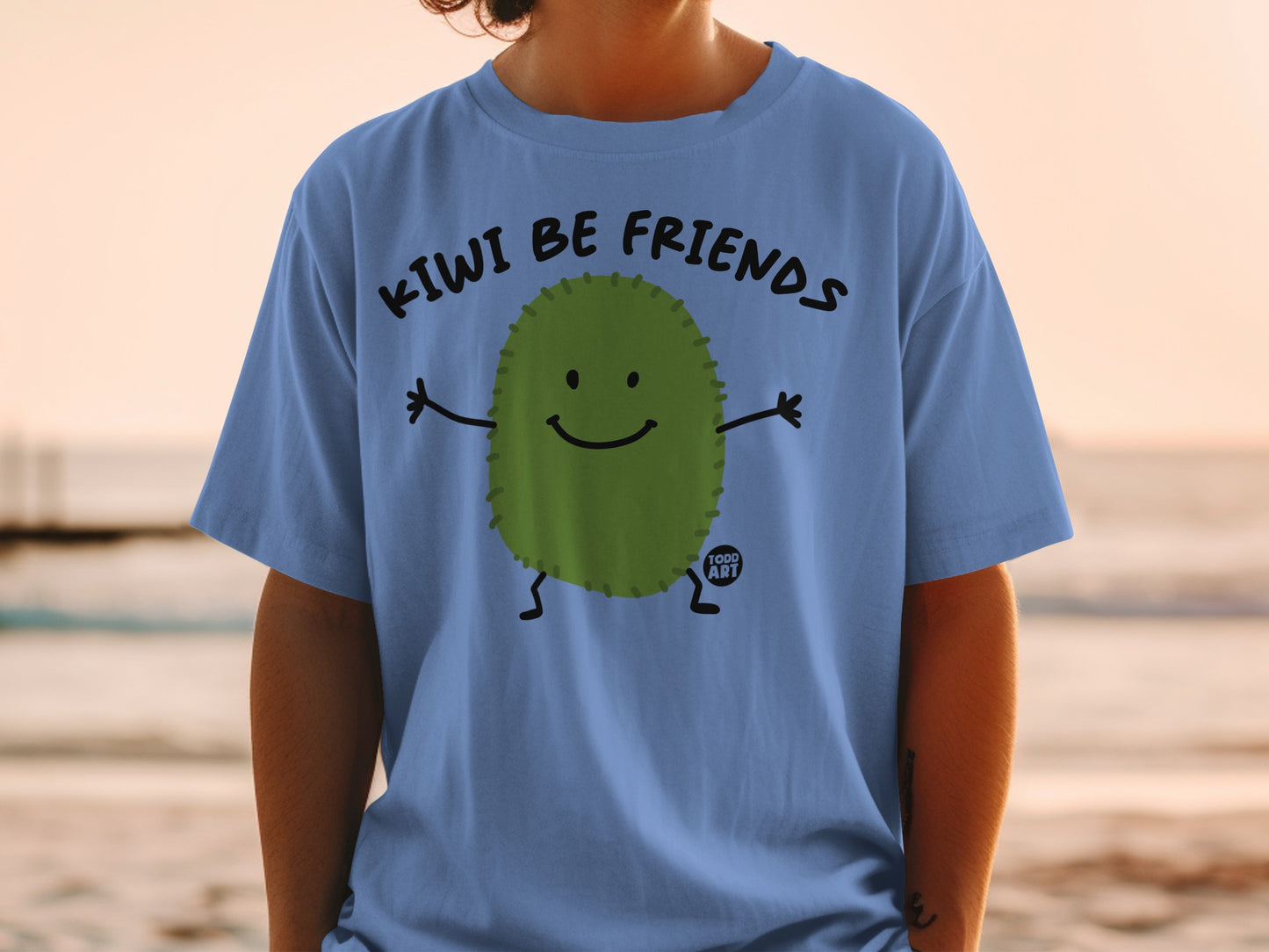 Kiwi Be Friends Funny Cute Fruit Graphic Design product type