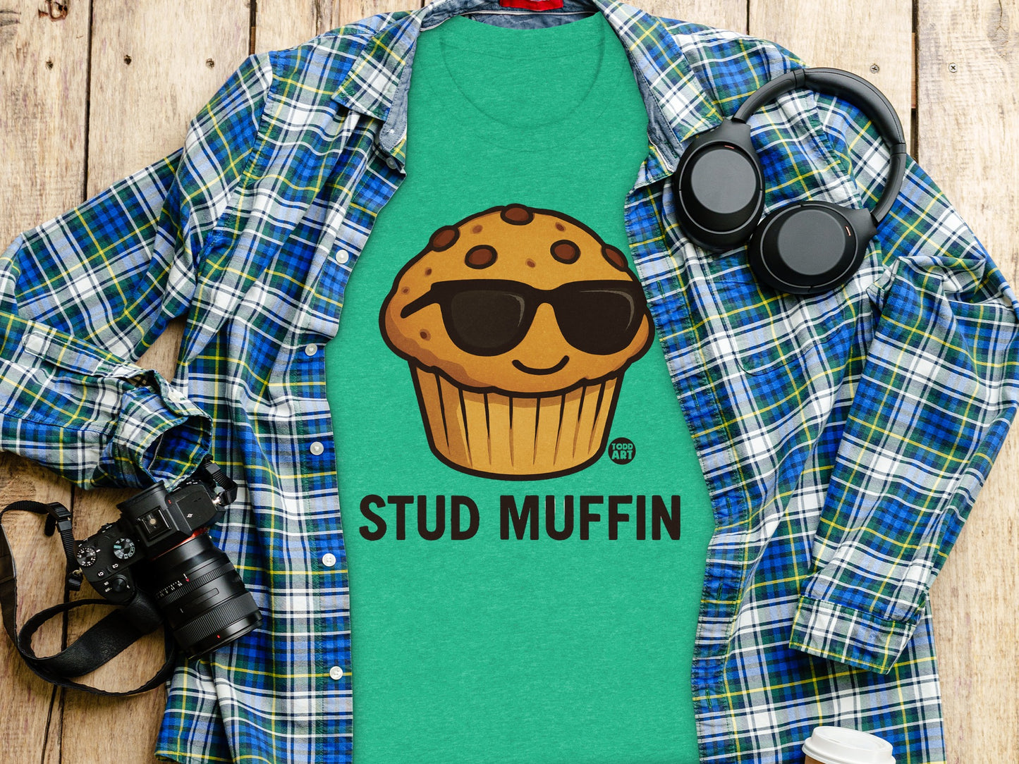 Stud Muffin Graphic Tee Shirt Novelty Fashion Apparel