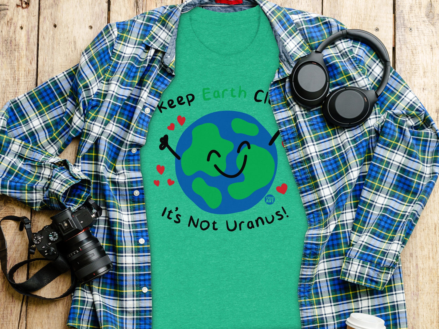 Keep Earth Clean It's Not Uranus Graphic T-Shirt
