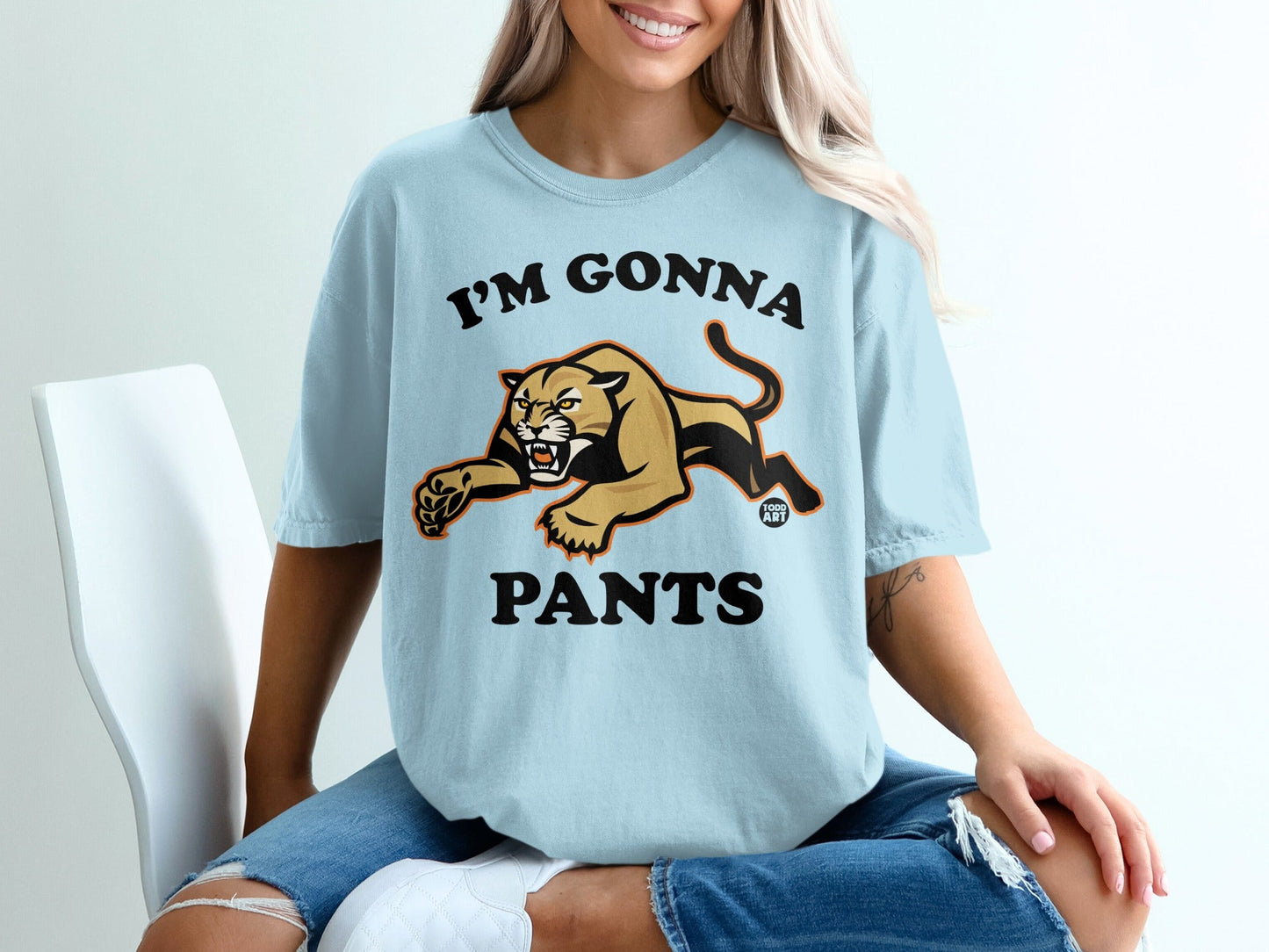 I'm Gonna Pants Graphic Tee Casual Wear for Fans