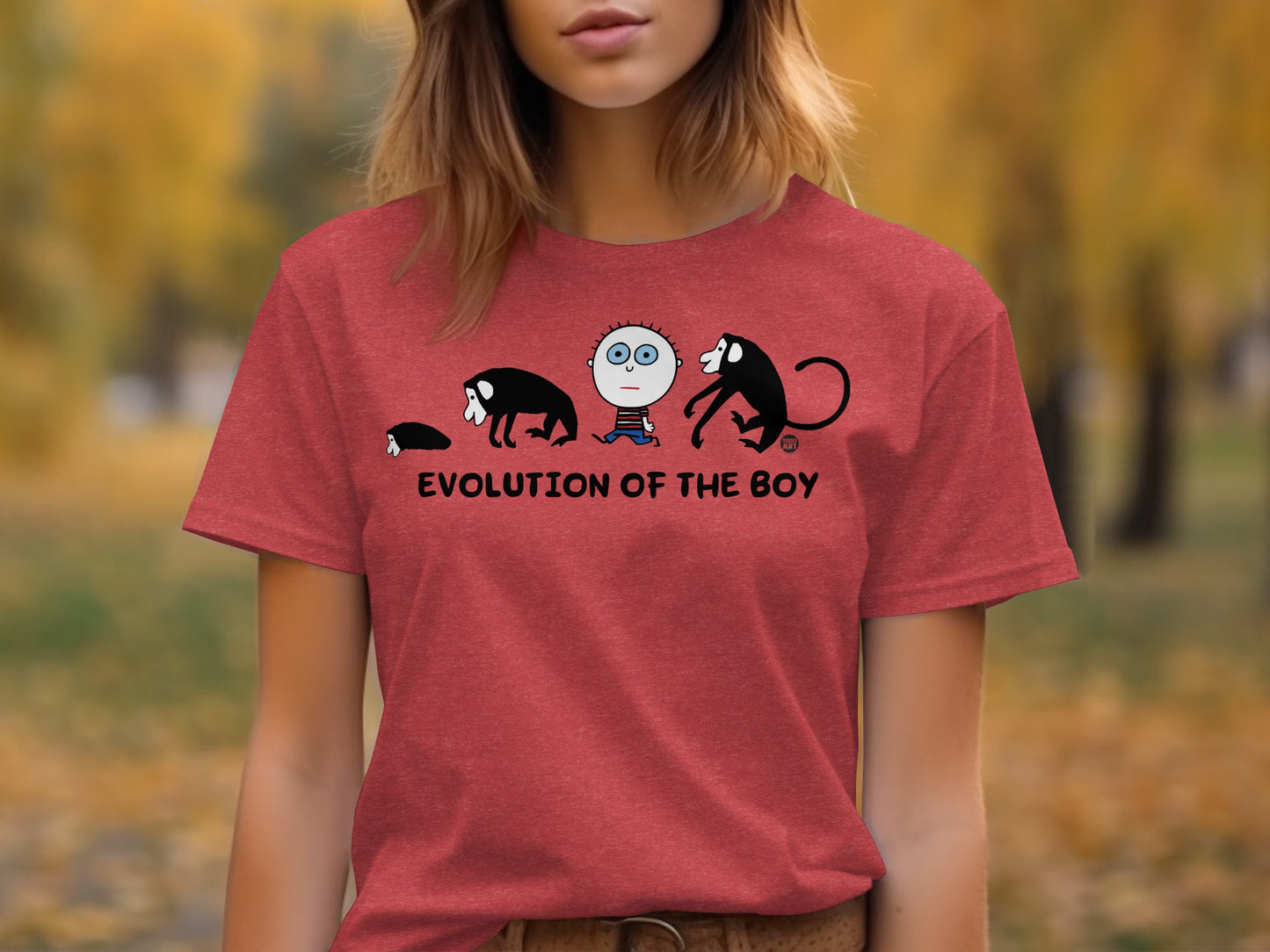 Evolution Of The Boy Graphic T-Shirt