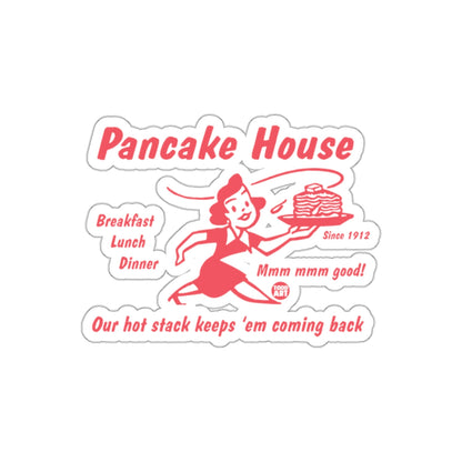 Pancake House Retro Style Diner Breakfast Lunch Dinner sticker