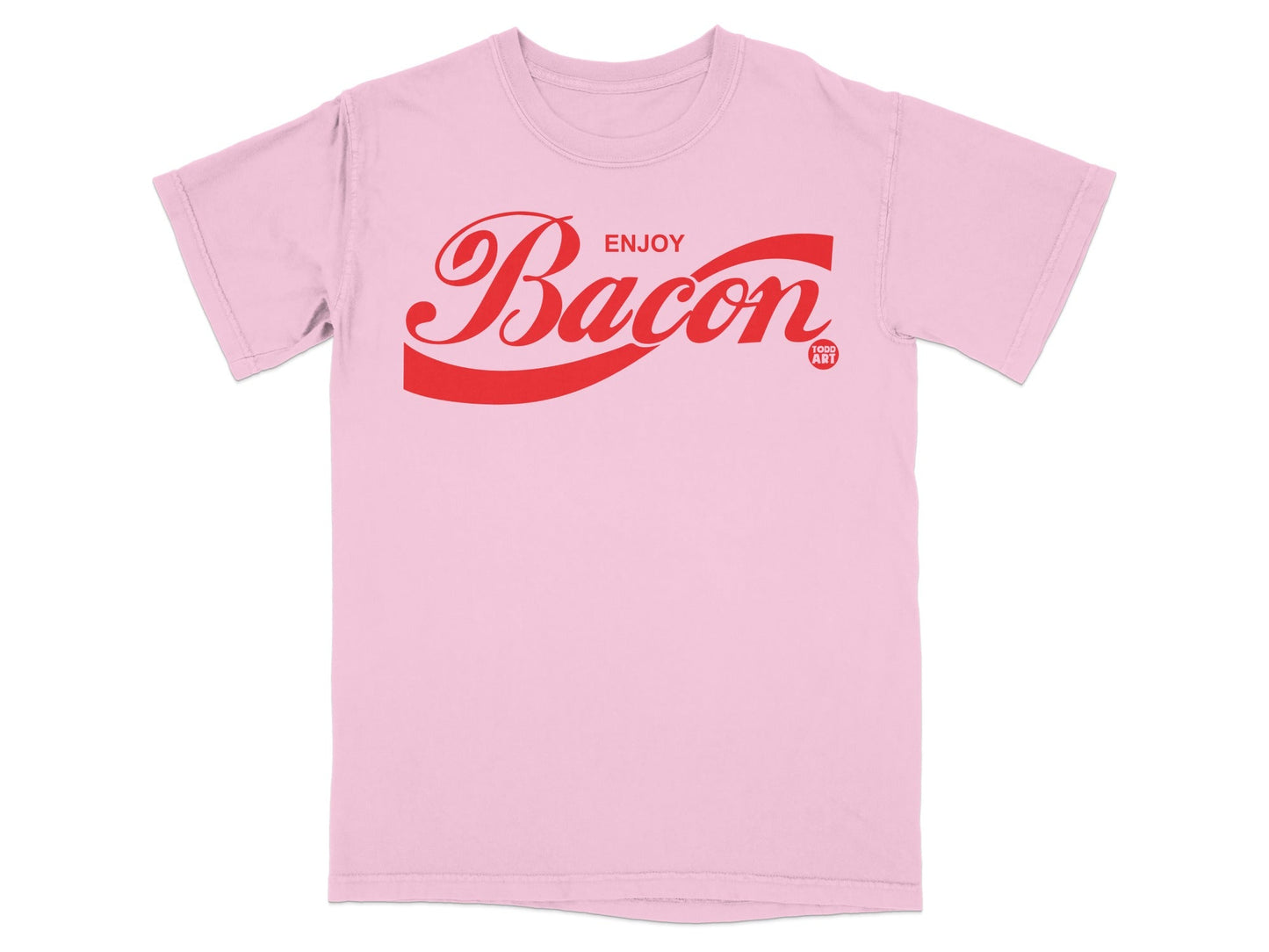 Enjoy Bacon Retro Style Graphic T-Shirt