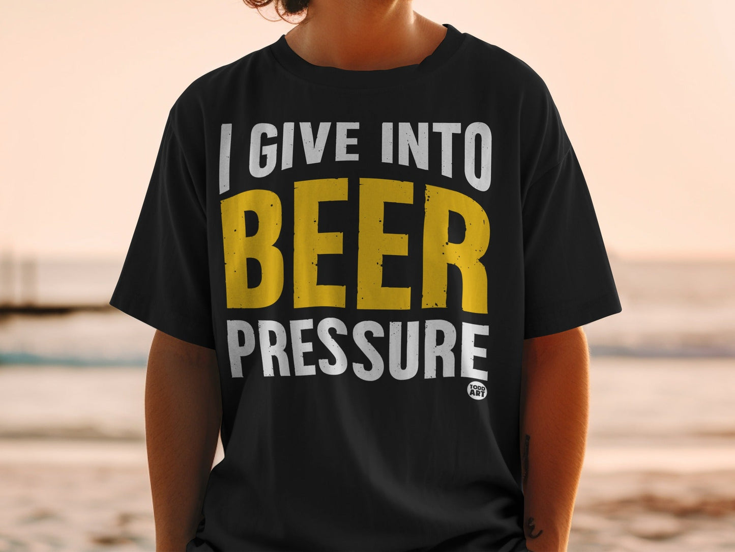 I Give Into Beer Pressure Relaxed Fit Graphic Shirt
