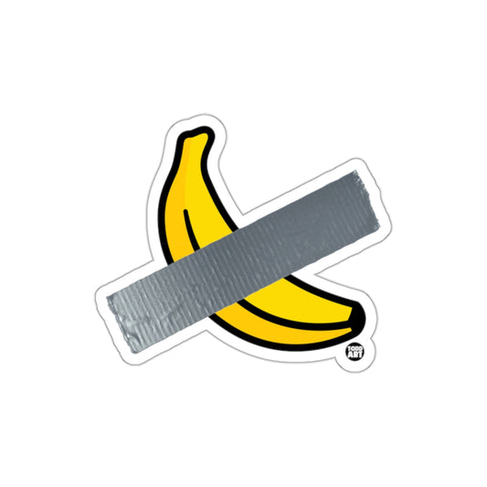 Duct Tape Banana Cartoon Sticker Unique Art Design