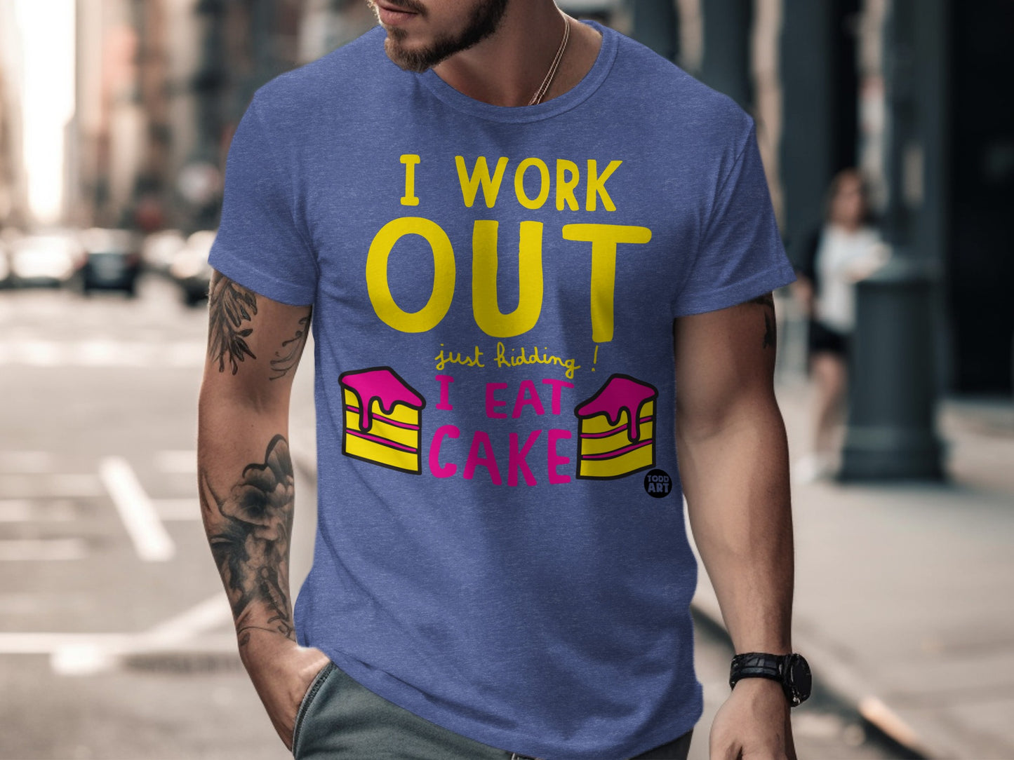 I Work Out Just Kidding I Eat Cake T-shirt