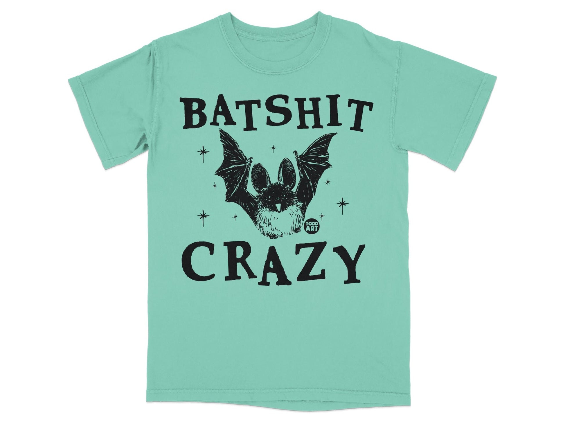 Batshit Crazy Graphic Design T-Shirt