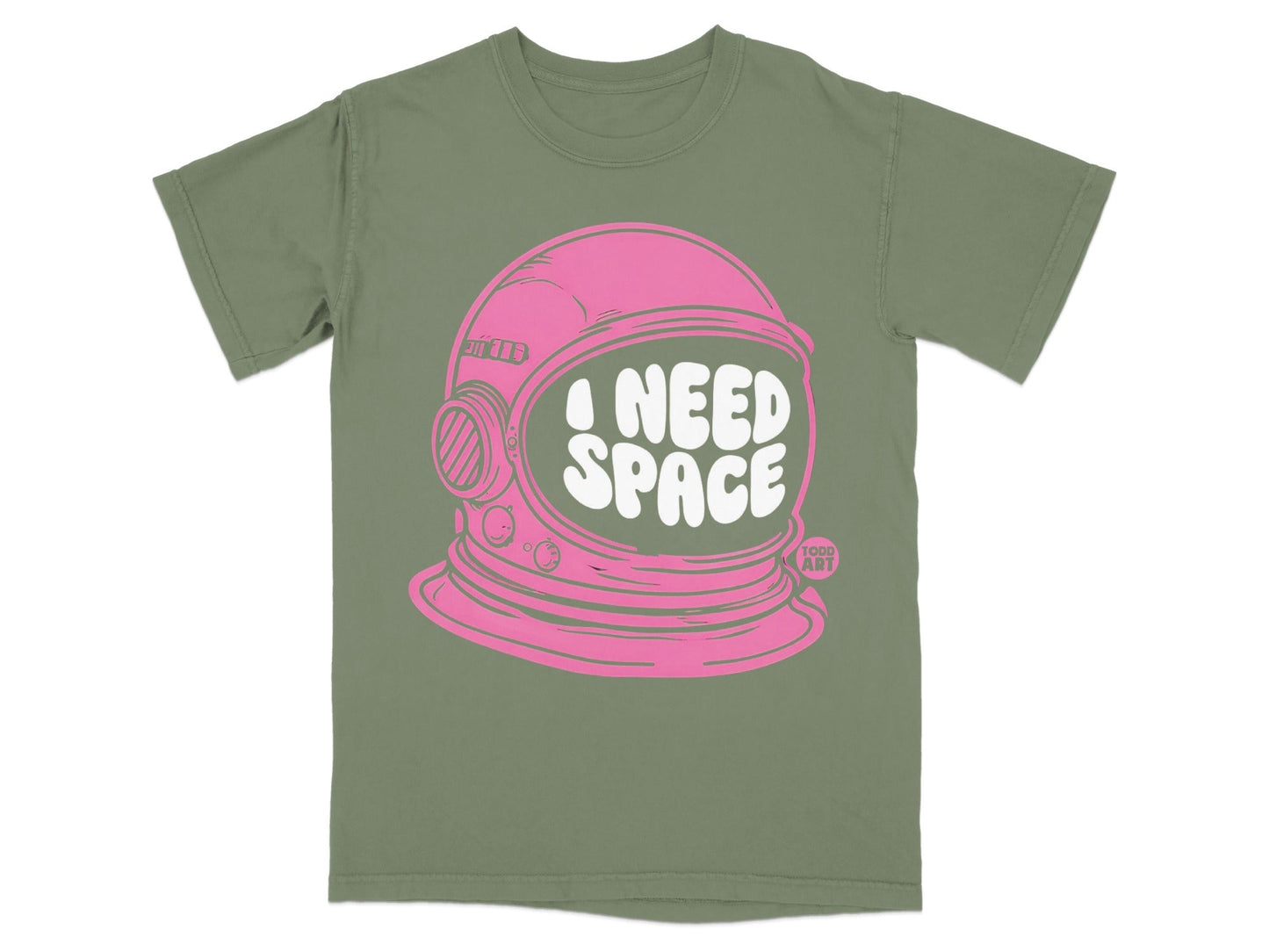 I Need Space Astronaut Helmet Design T-shirt