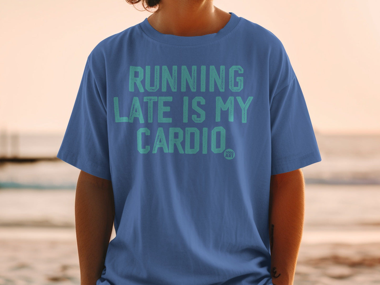 Running Late Is My Cardio Graphic T-shirt