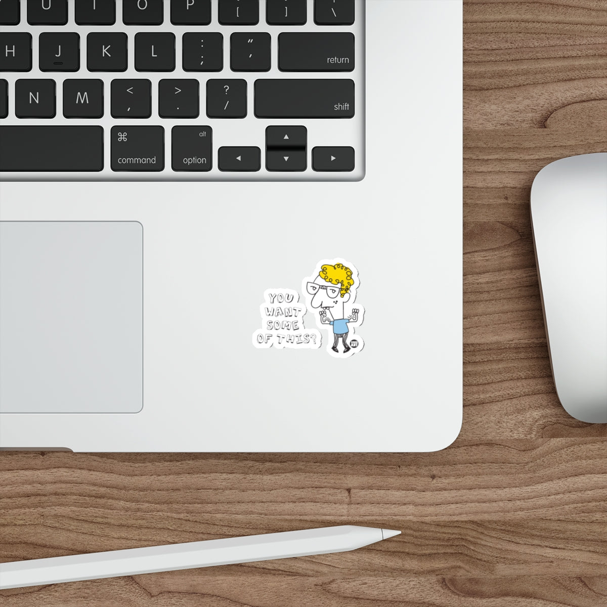 You Want Some of This Cartoon Character Sticker
