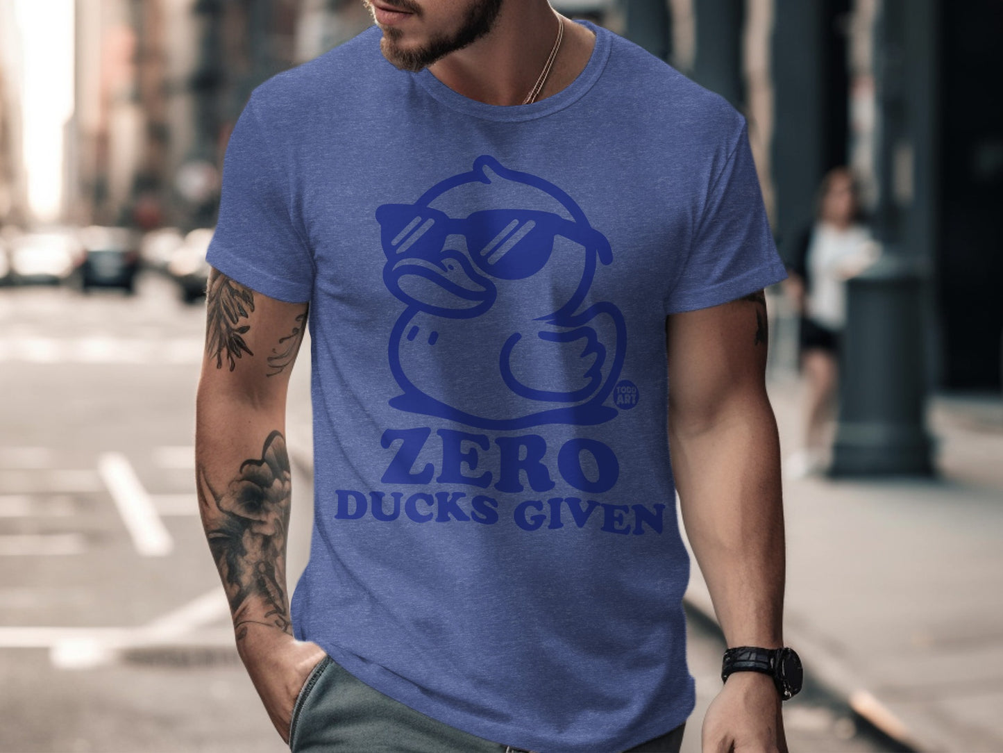 Zero Ducks Given Funny Graphic Tee product