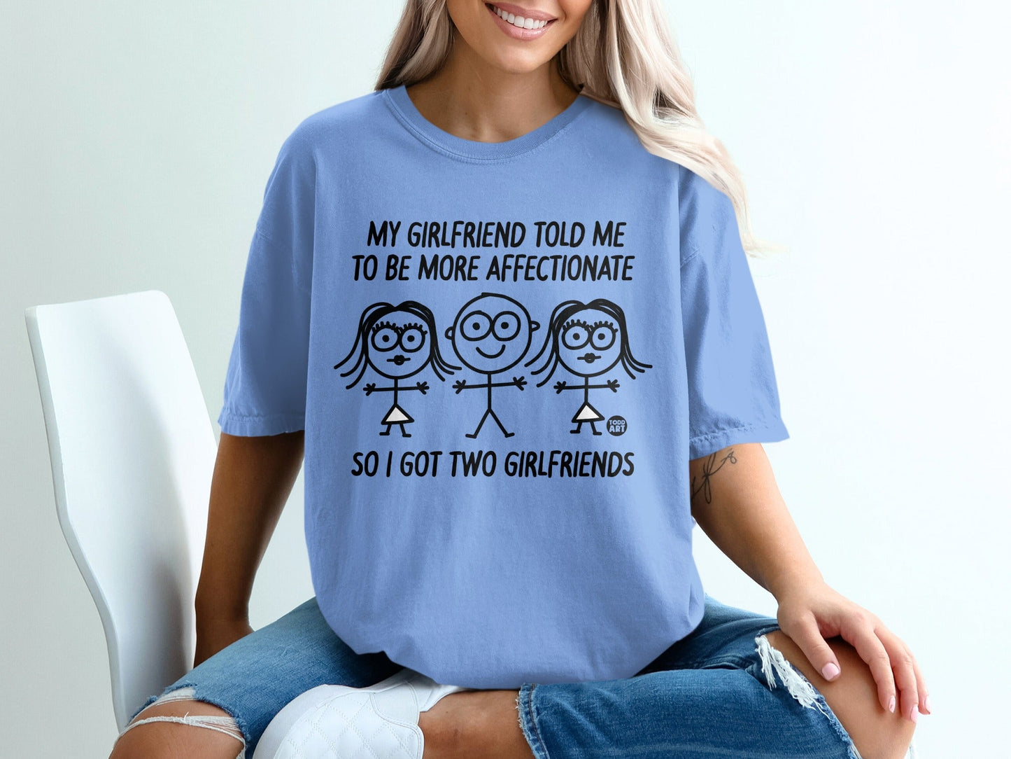 Funny My Girlfriend Told Me Got Two Girlfriends T-Shirt