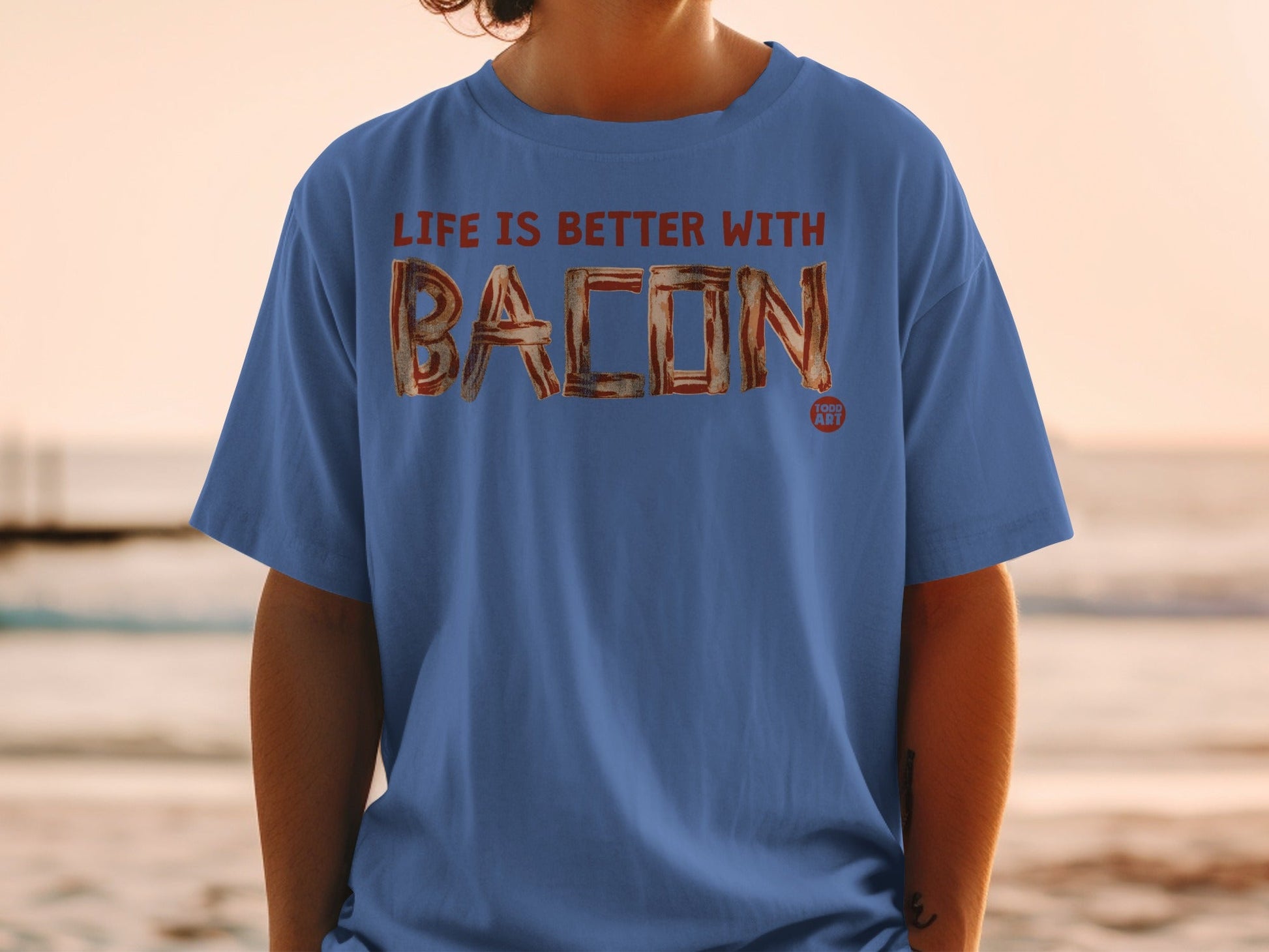 Life is Better With Bacon Graphic T-Shirt