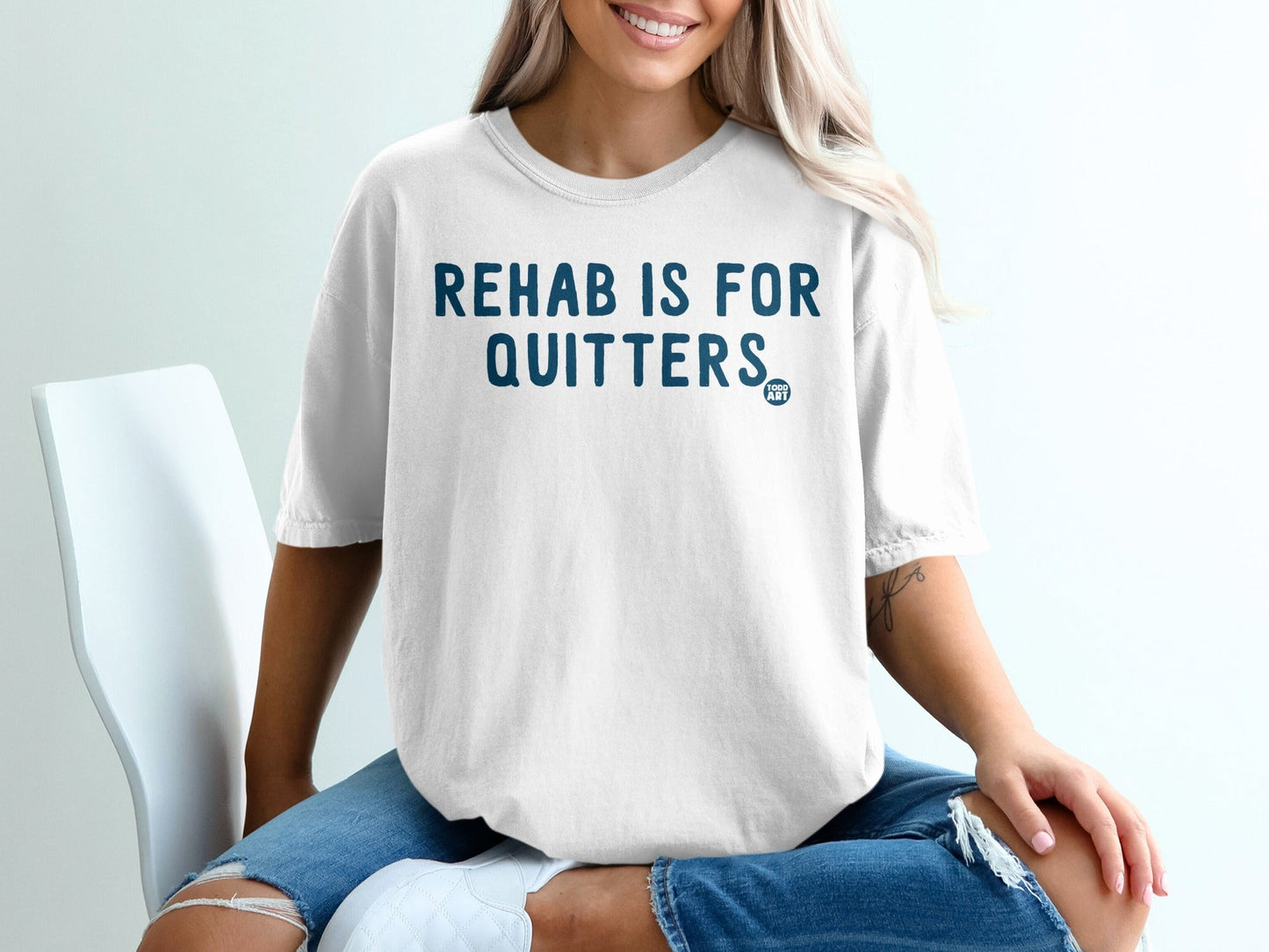 Rehab Is For Quitters Graphic Tee Shirt