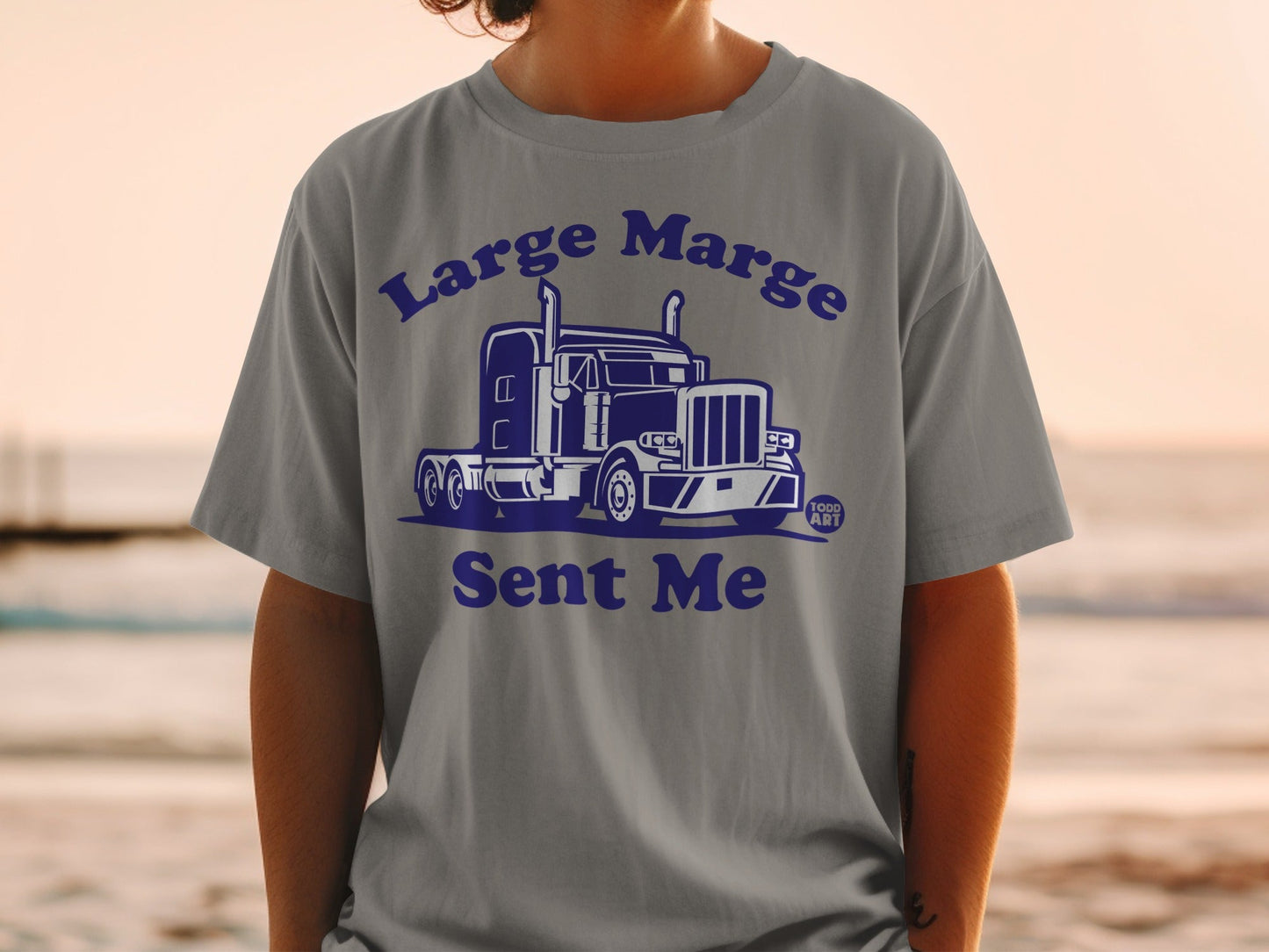 Large Marge Sent Me Graphic Tee Shirt