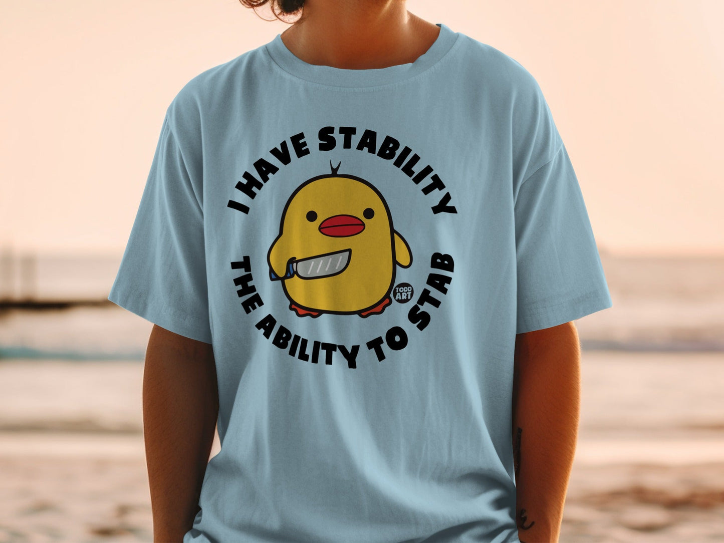 I Have Stability The Ability to Stab Funny T-shirt