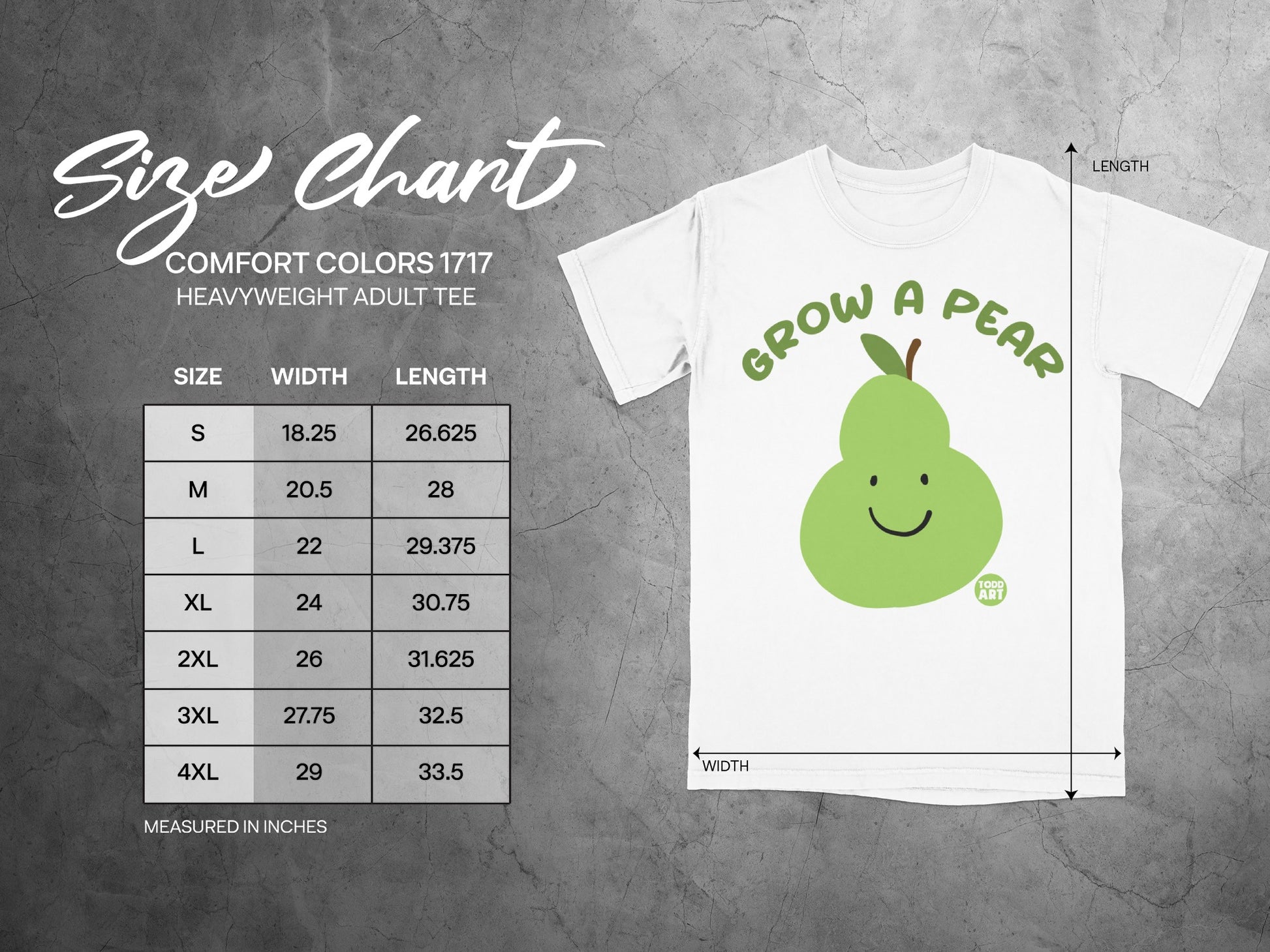 Grow A Pear Comfort Colors 1717 Adult Tee product type