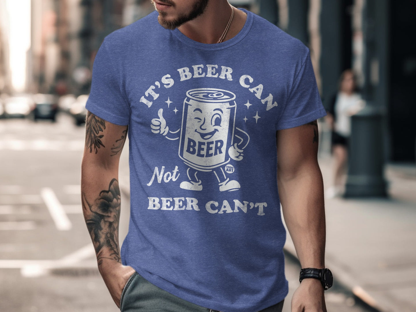 It's Beer Can Not Beer Can't Graphic T-Shirt