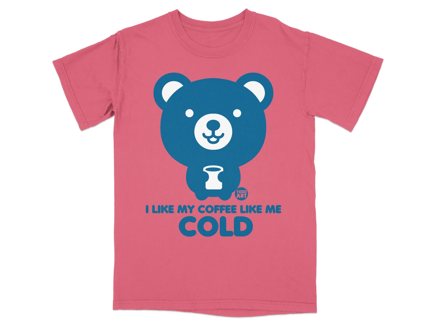 I Like My Coffee Like Me Cold Bear Graphic T-Shirt