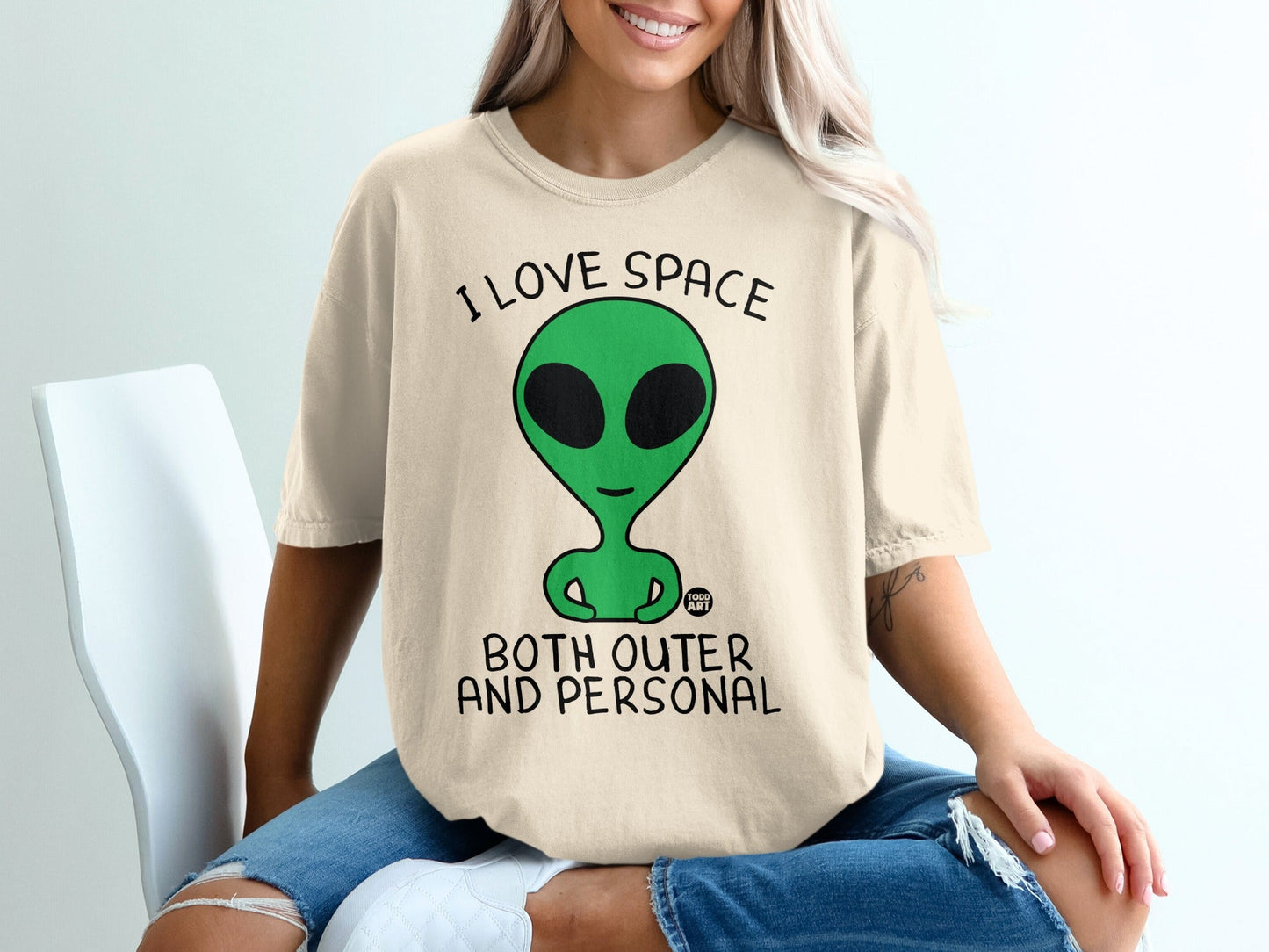 I Love Space Both Outer And Personal Alien Shirt