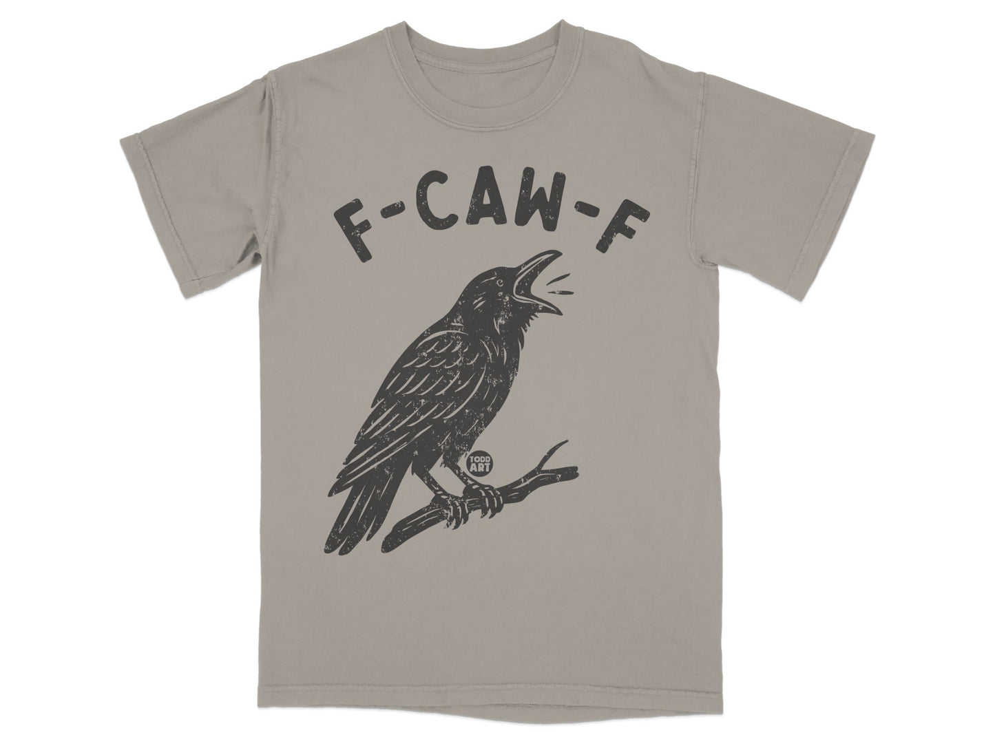 F-CAW-F Crow Graphic Tee Shirt for Casual Wear