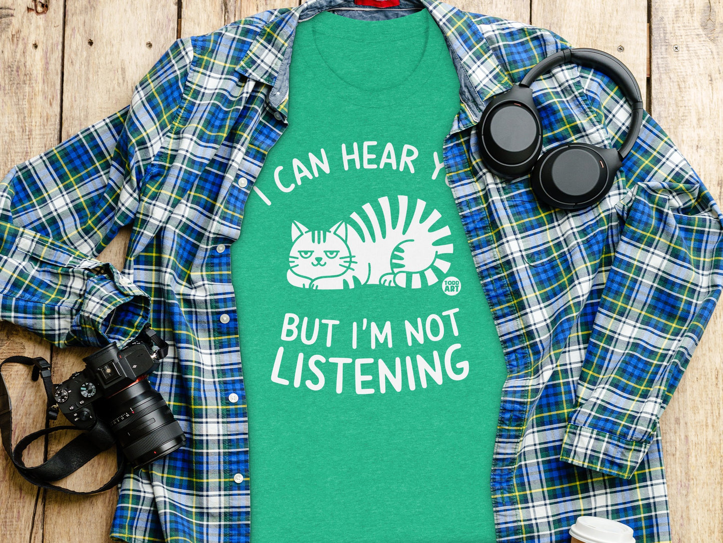 I Can Hear You But I'm Not Listening Cat Shirt
