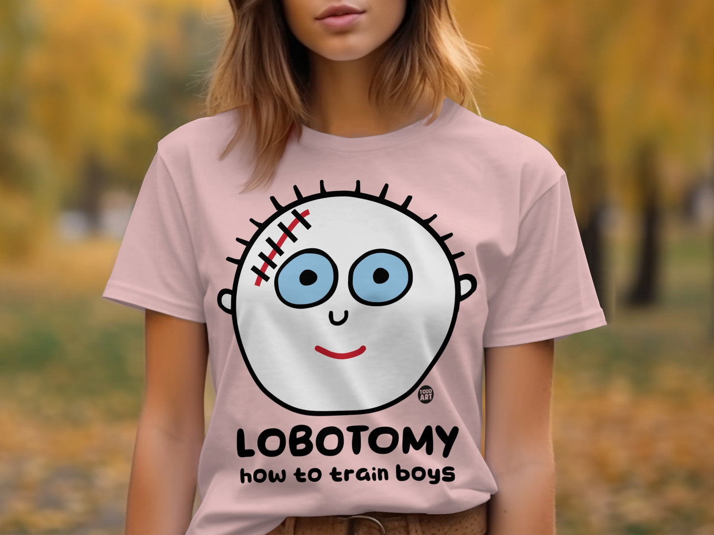 Lobotomy How to Train Boys Graphic T-Shirt