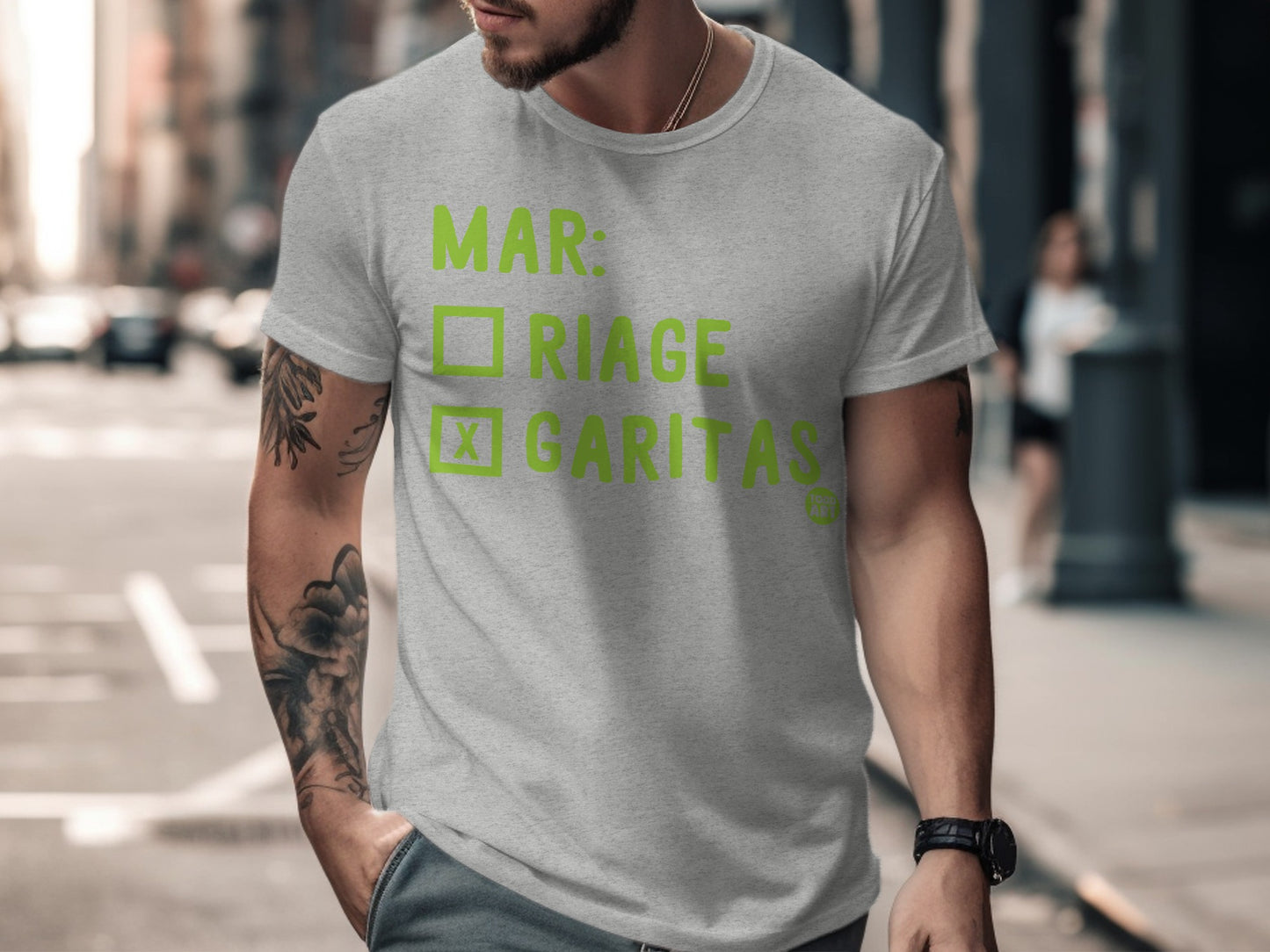 Marriage Margaritas Funny Graphic T-shirt