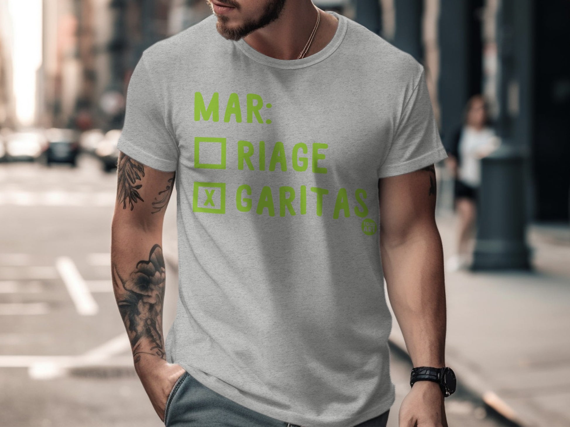 Marriage Margaritas Funny Graphic T-shirt