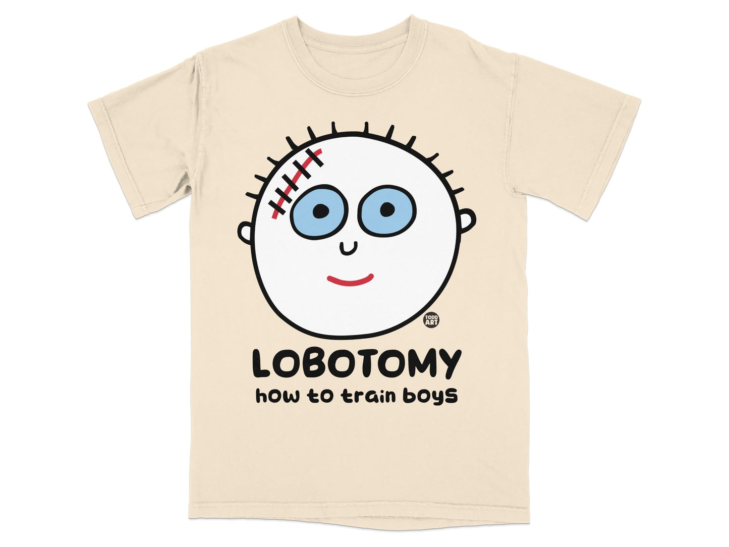 Lobotomy How to Train Boys Graphic Tee Shirt