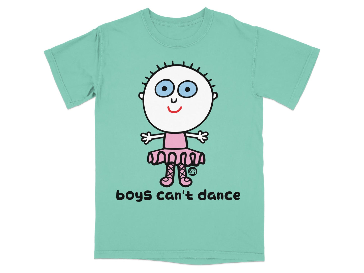 Boys Can't Dance Todd Art Graphic Tee for Kids