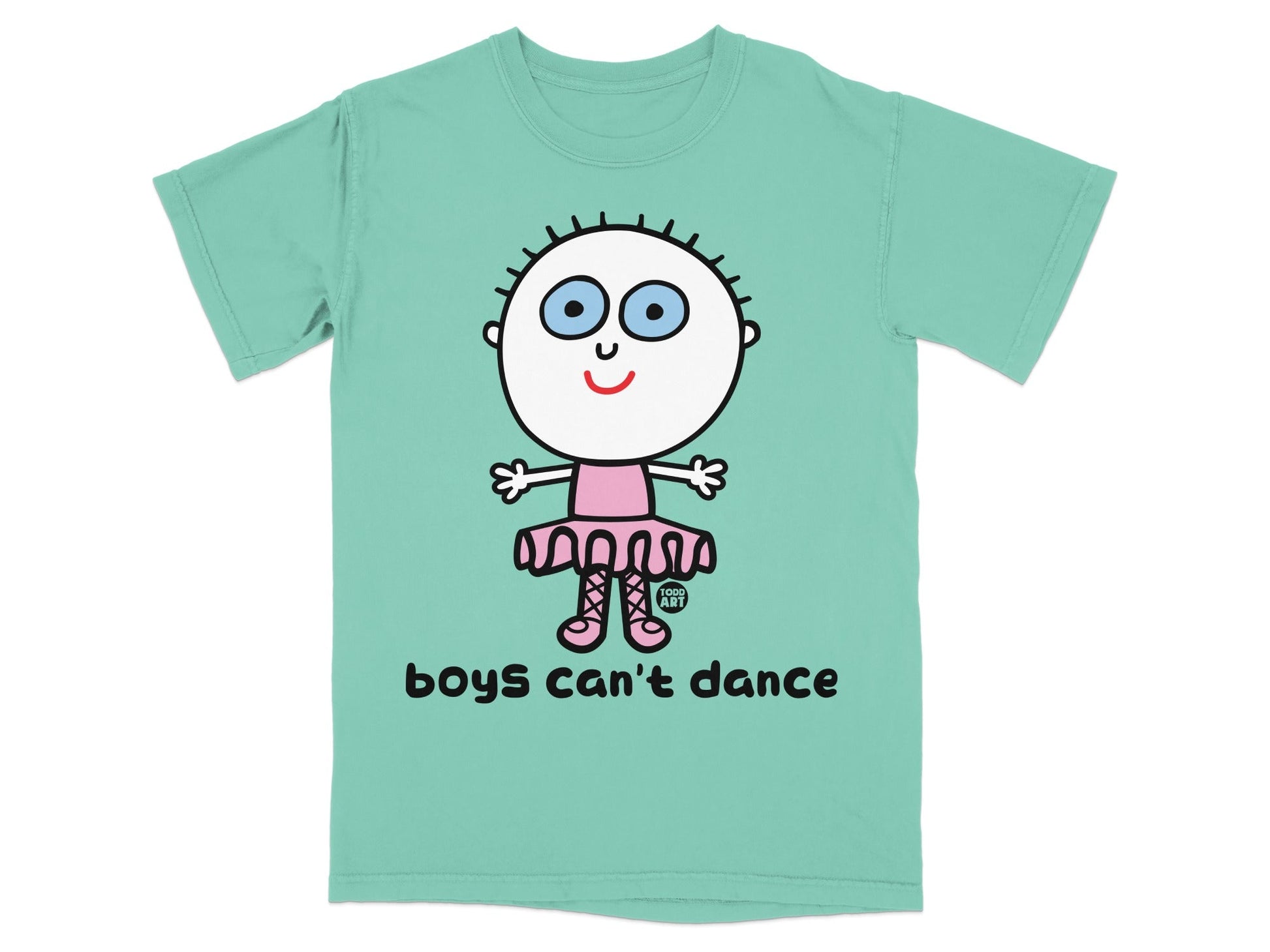 Boys Can't Dance Todd Art Graphic Tee for Kids