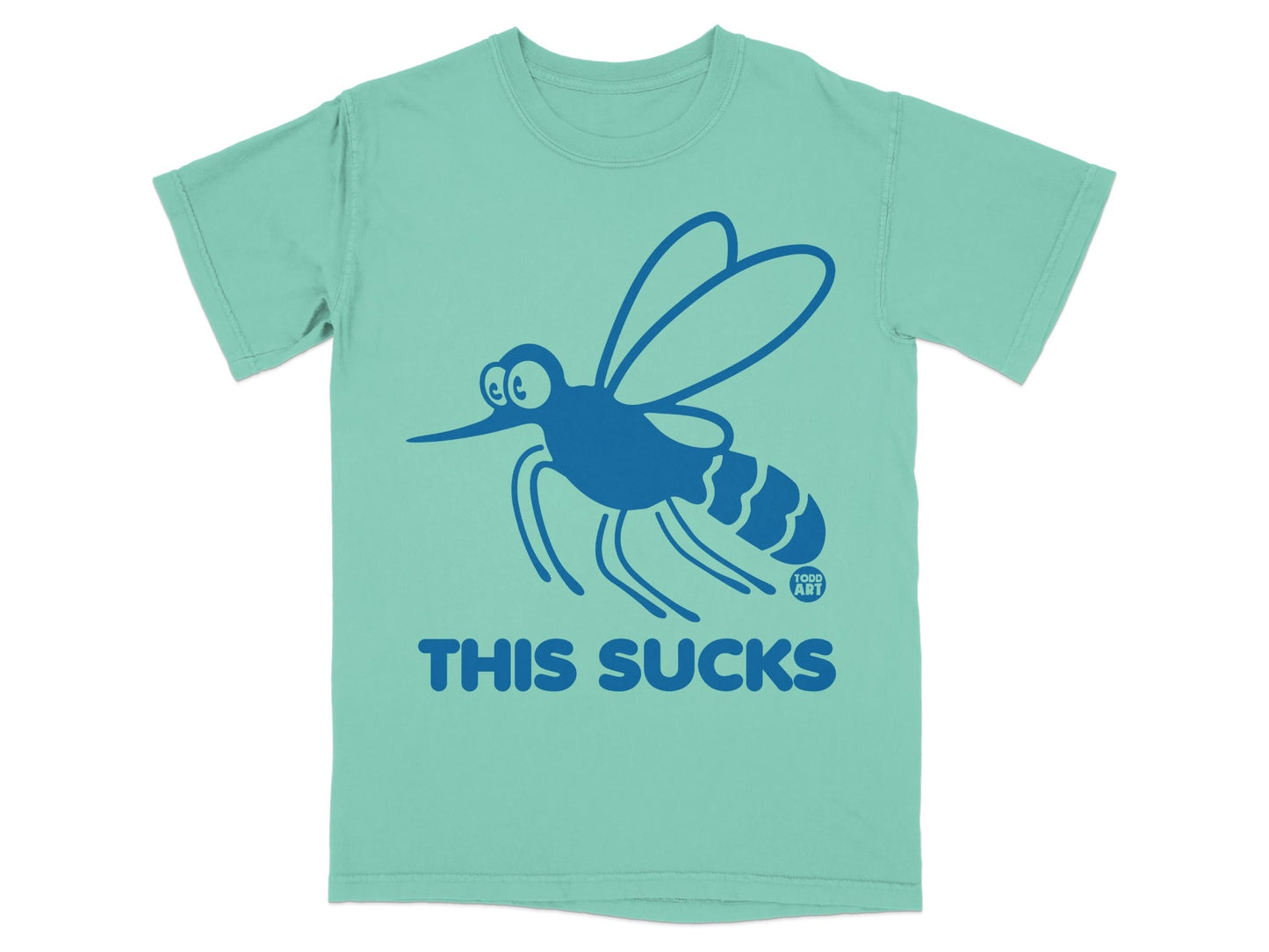 Funny Mosquito Graphic 'This Sucks' T-Shirt