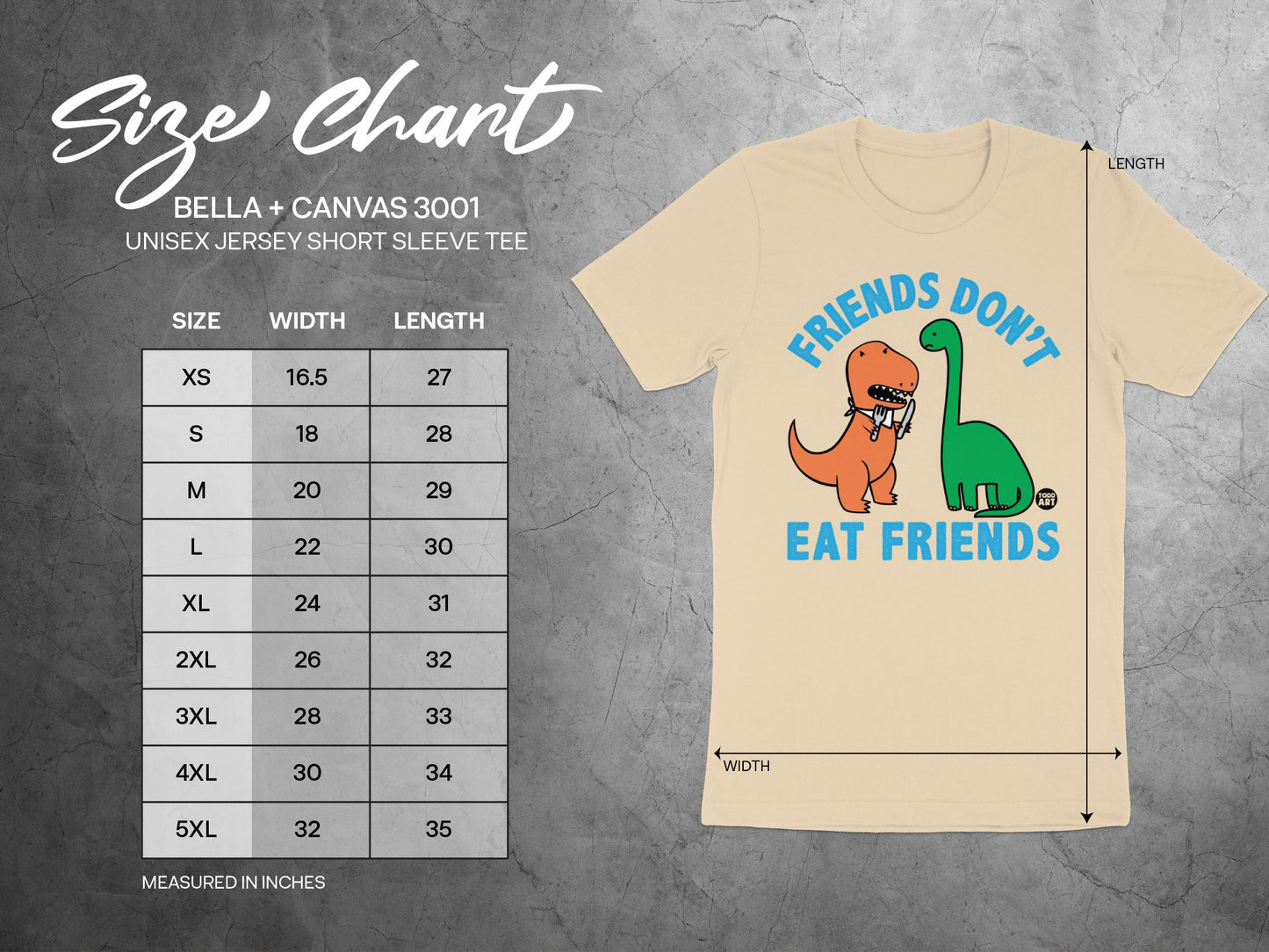 Friends Don't Eat Friends Short Sleeve Tee product