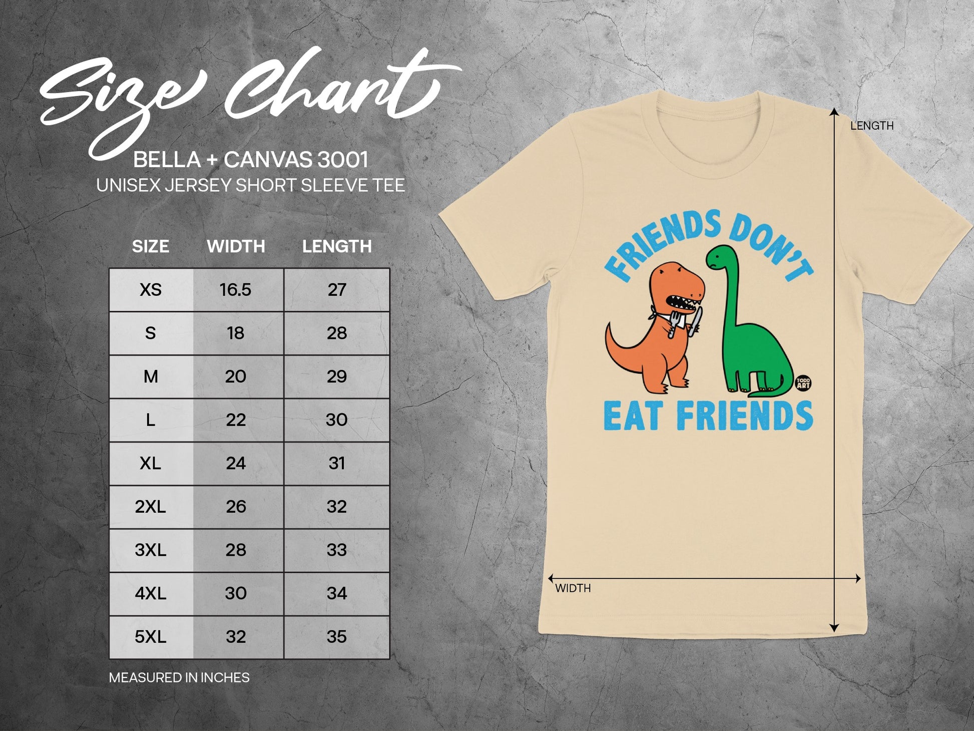 Friends Don't Eat Friends Short Sleeve Tee product