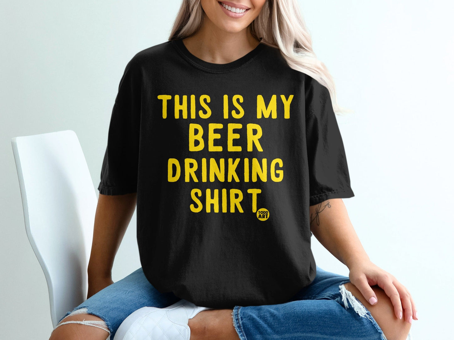This Is My Beer Drinking Shirt casual shirt