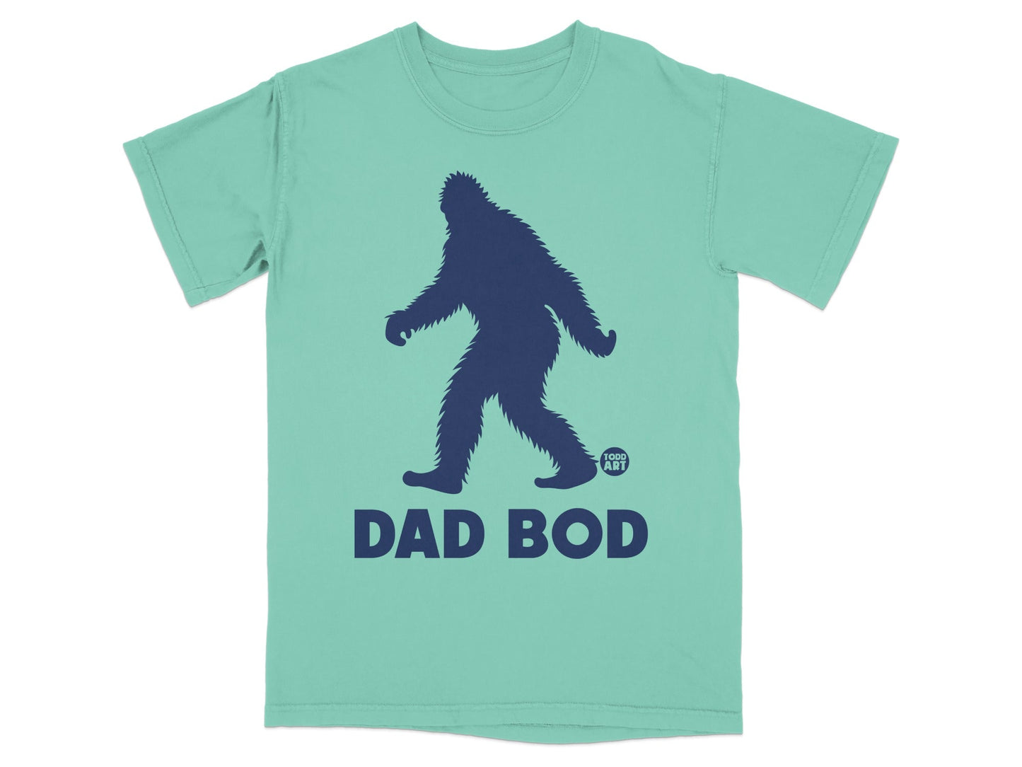 Sasquatch Dad Bod Funny Graphic Tee for Fathers