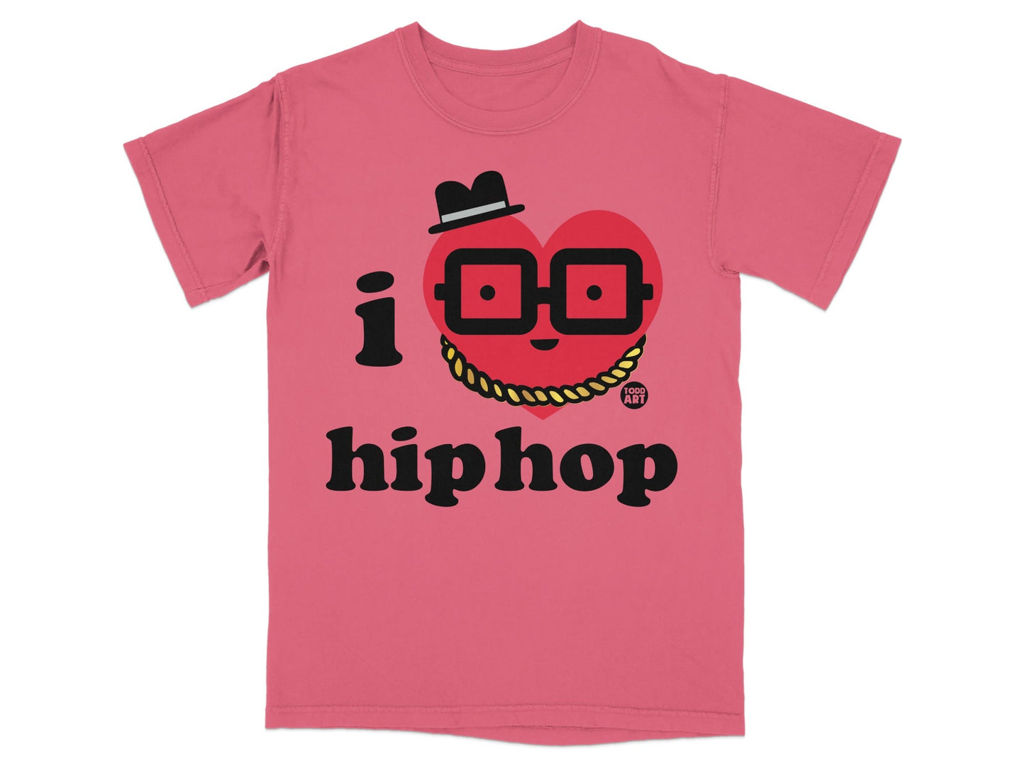 I Love Hip Hop Graphic Tee Bold Design Shirt